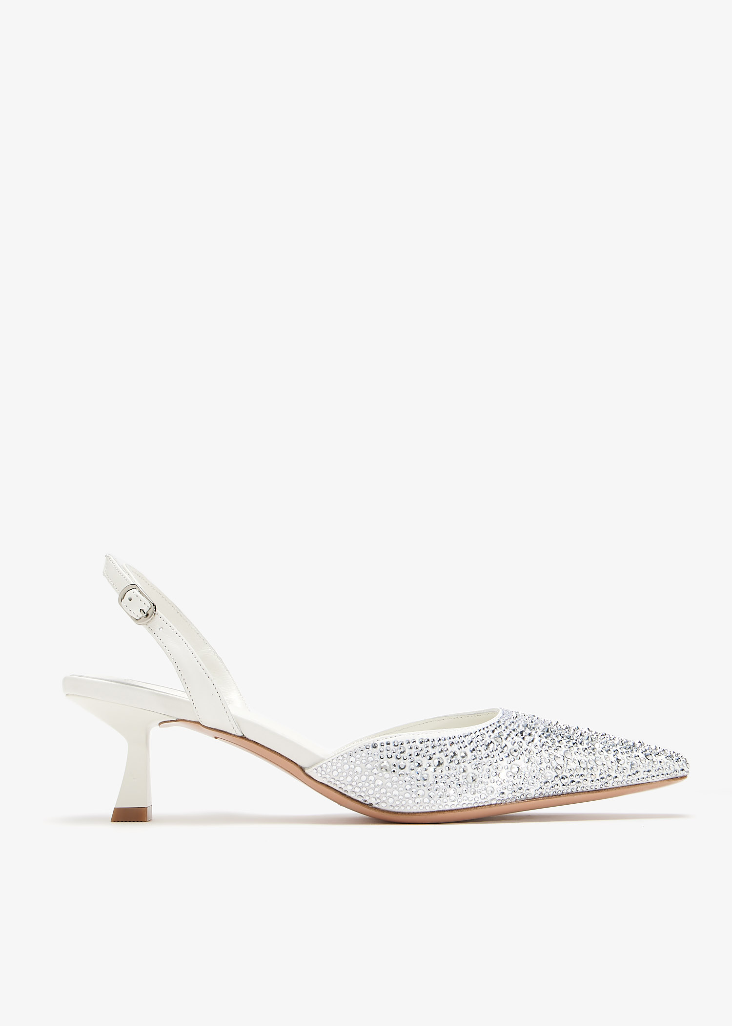 

Hedley slingback pumps, White