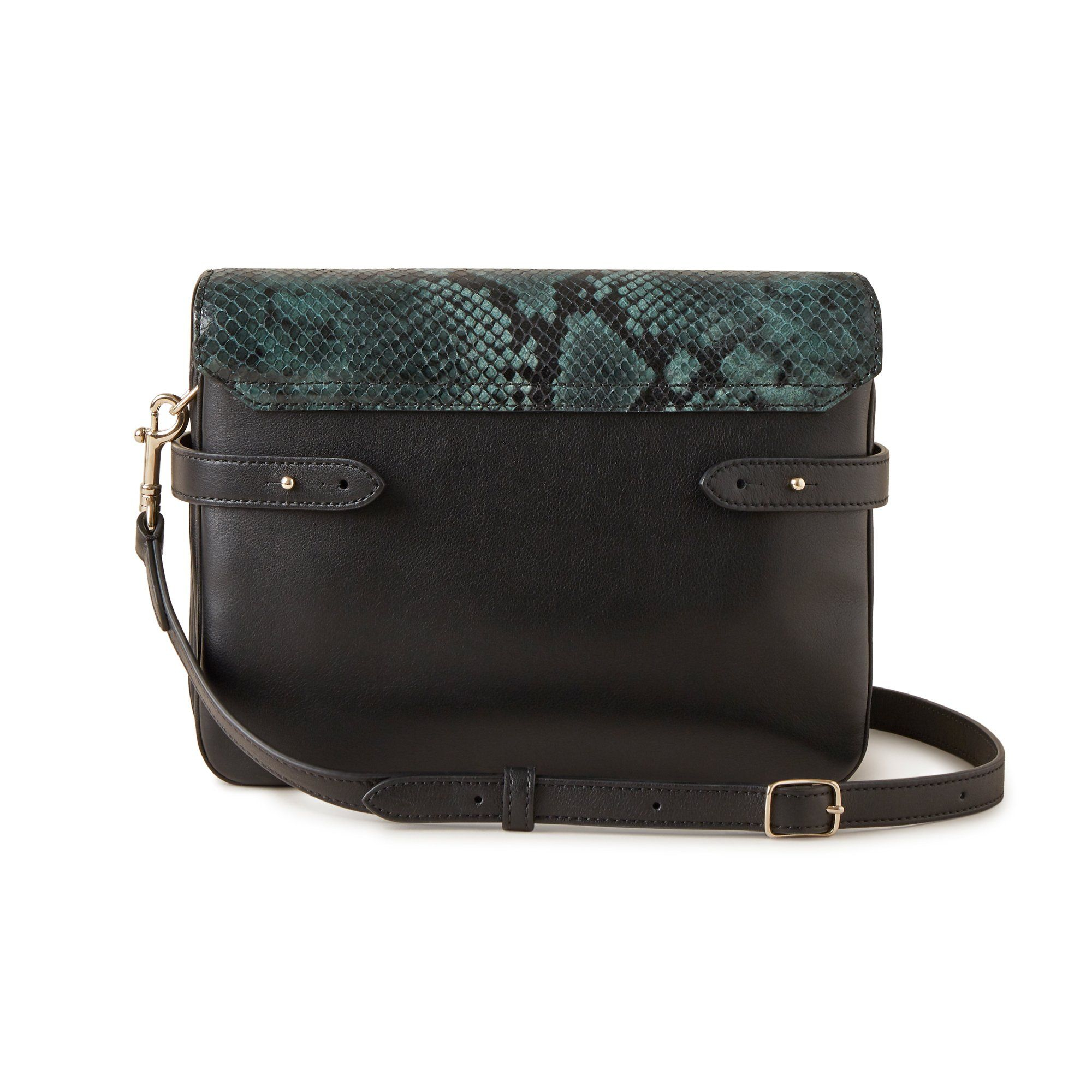 

Belted Bayswater satchel, Green