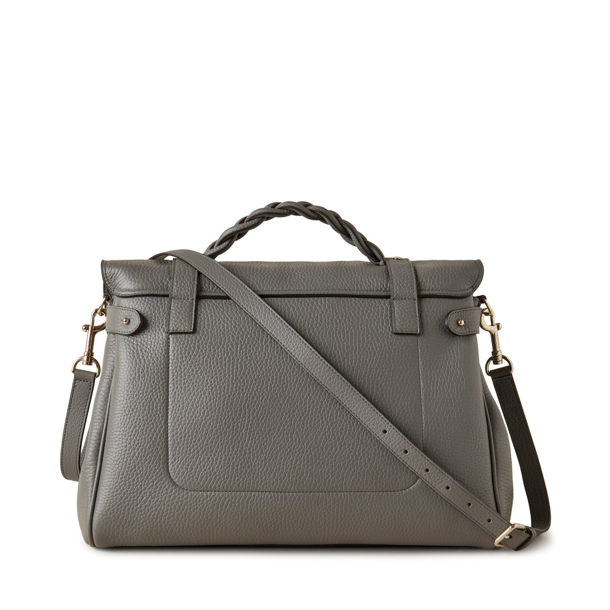 

Oversized Alexa top-handle bag, Grey