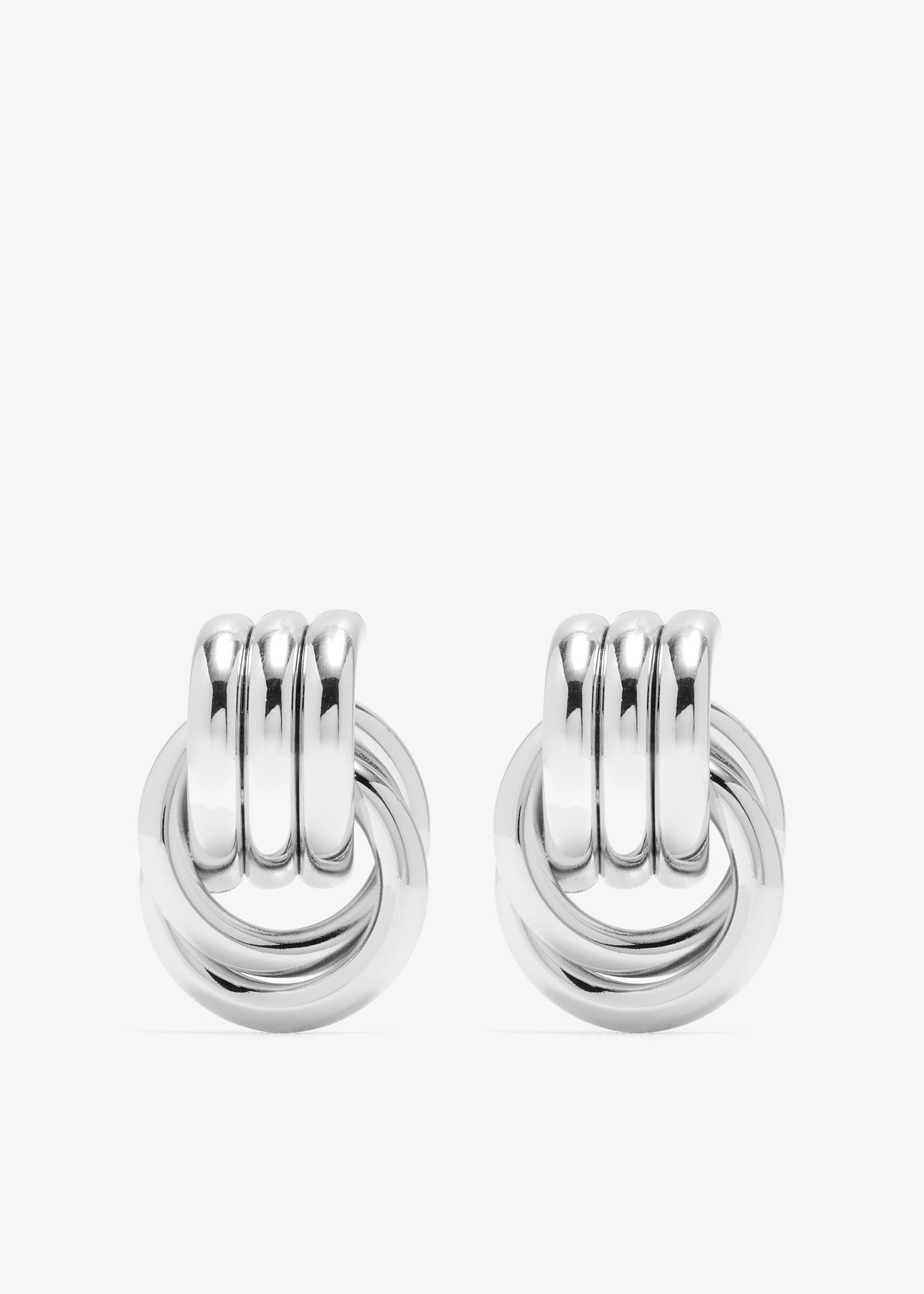 

Baby Knot earrings, Silver