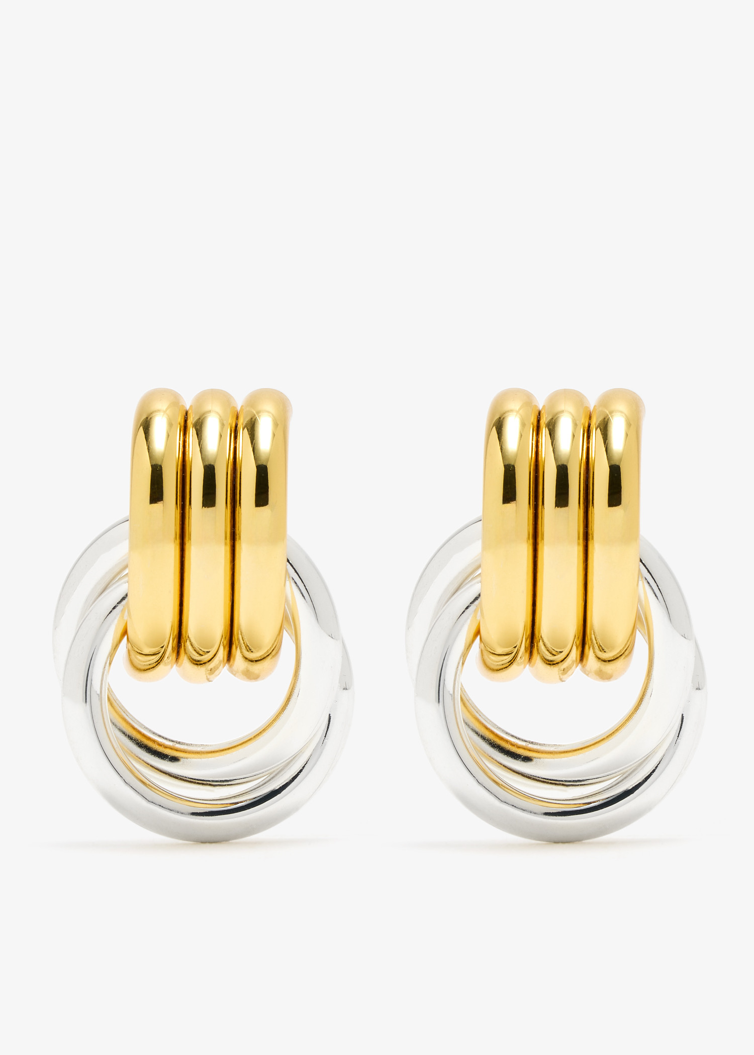 

Mini Knot earrings, Gold