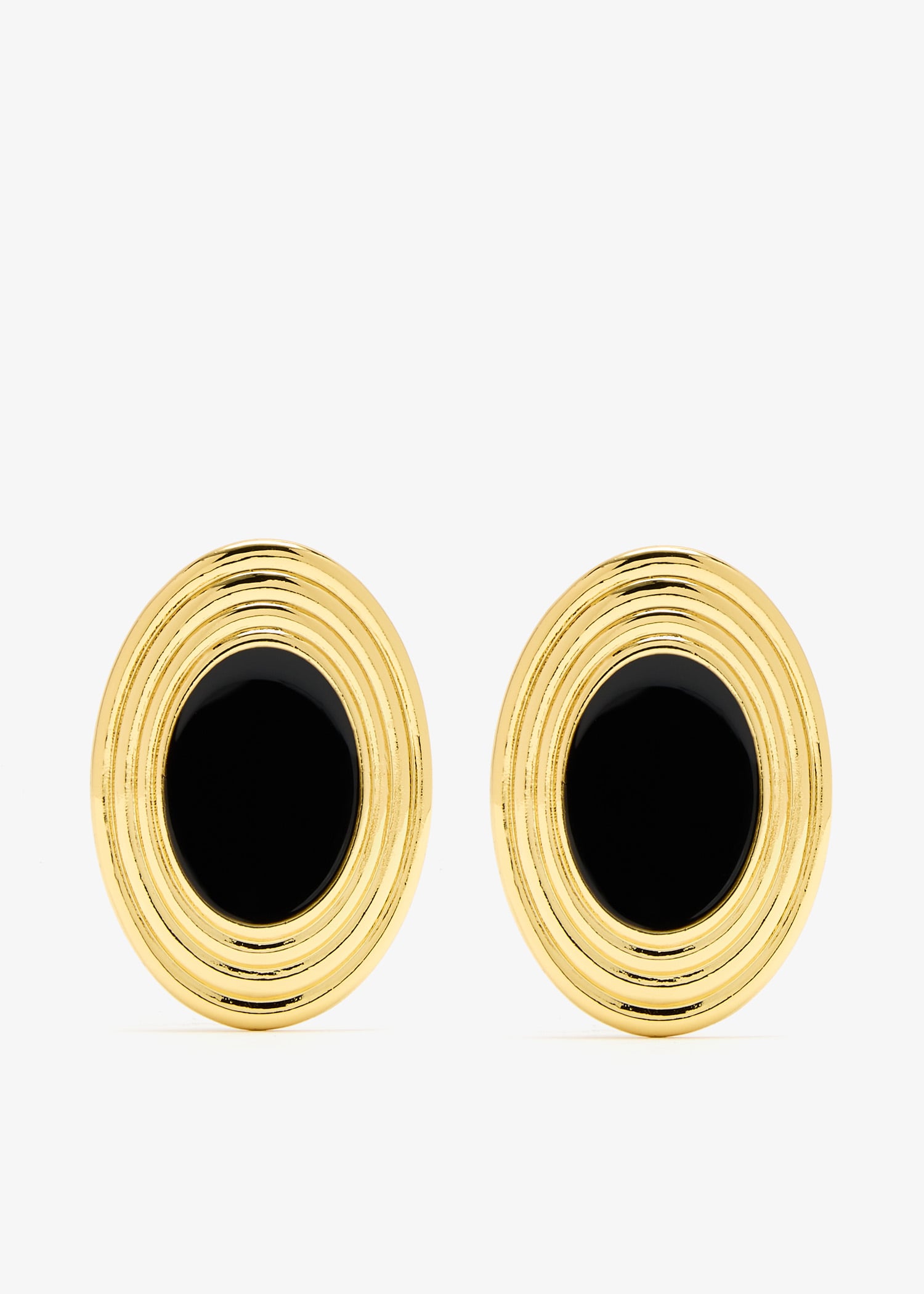 

Rowan earrings, Gold