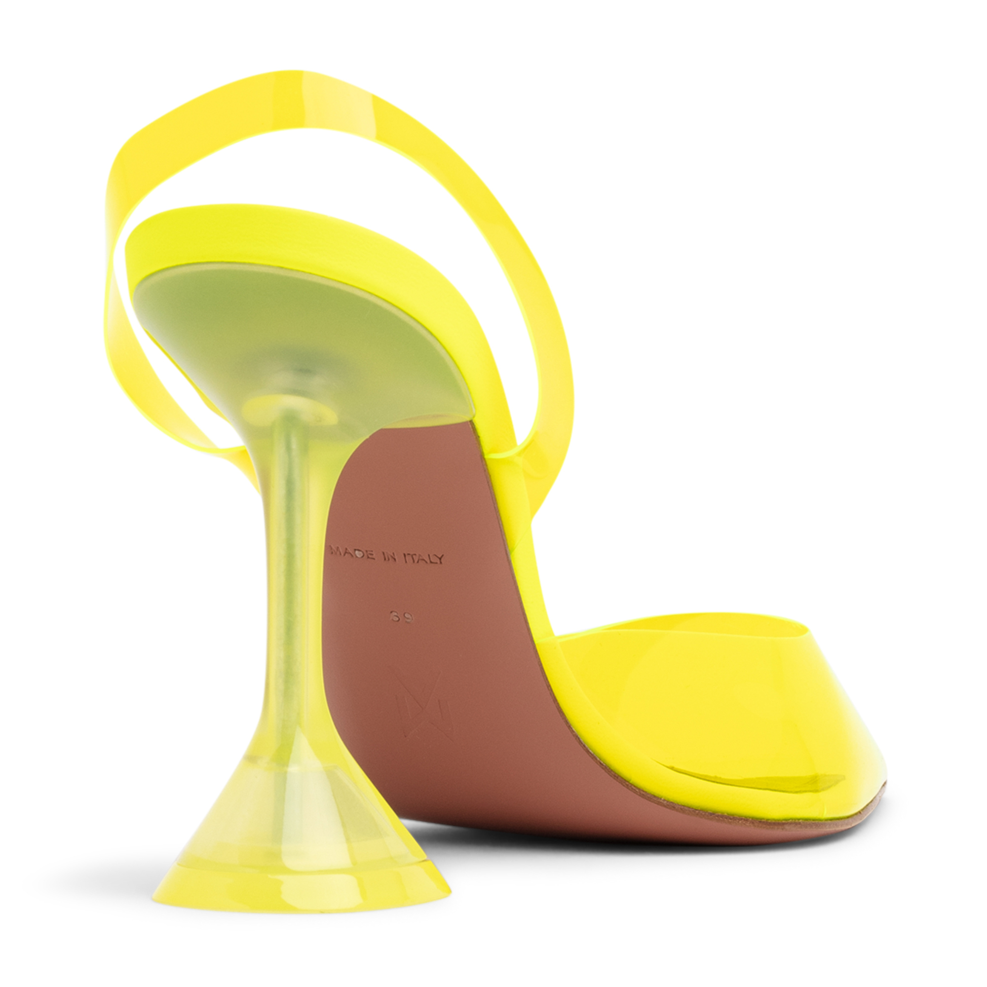 

Holli Glass pumps, Yellow