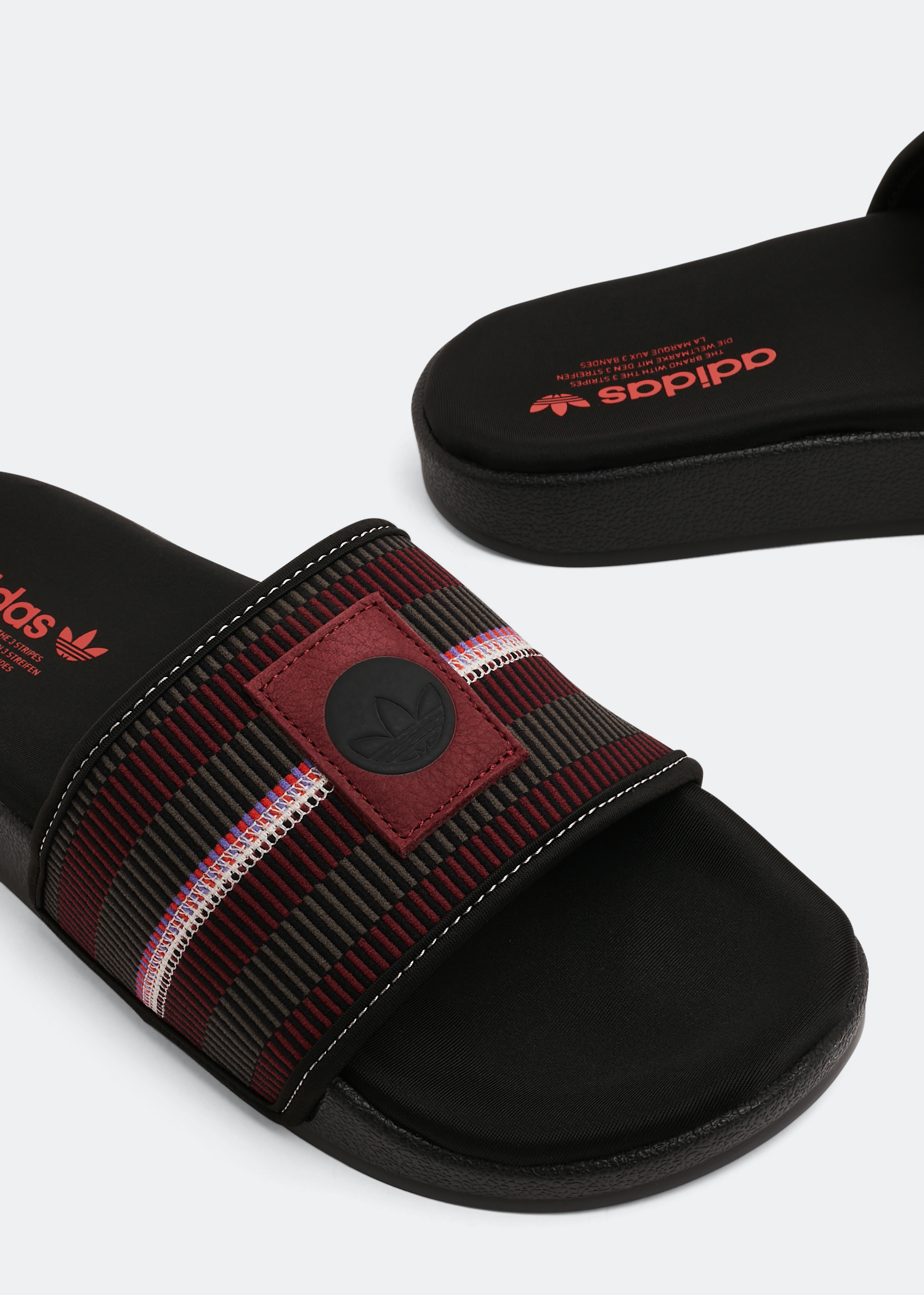 

Adilette patchwork slides, Black