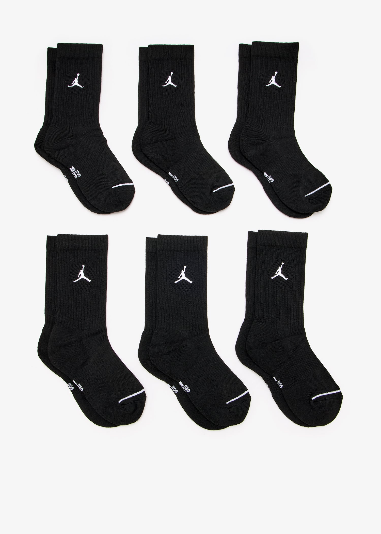 

Jordan Everyday crew socks, Black