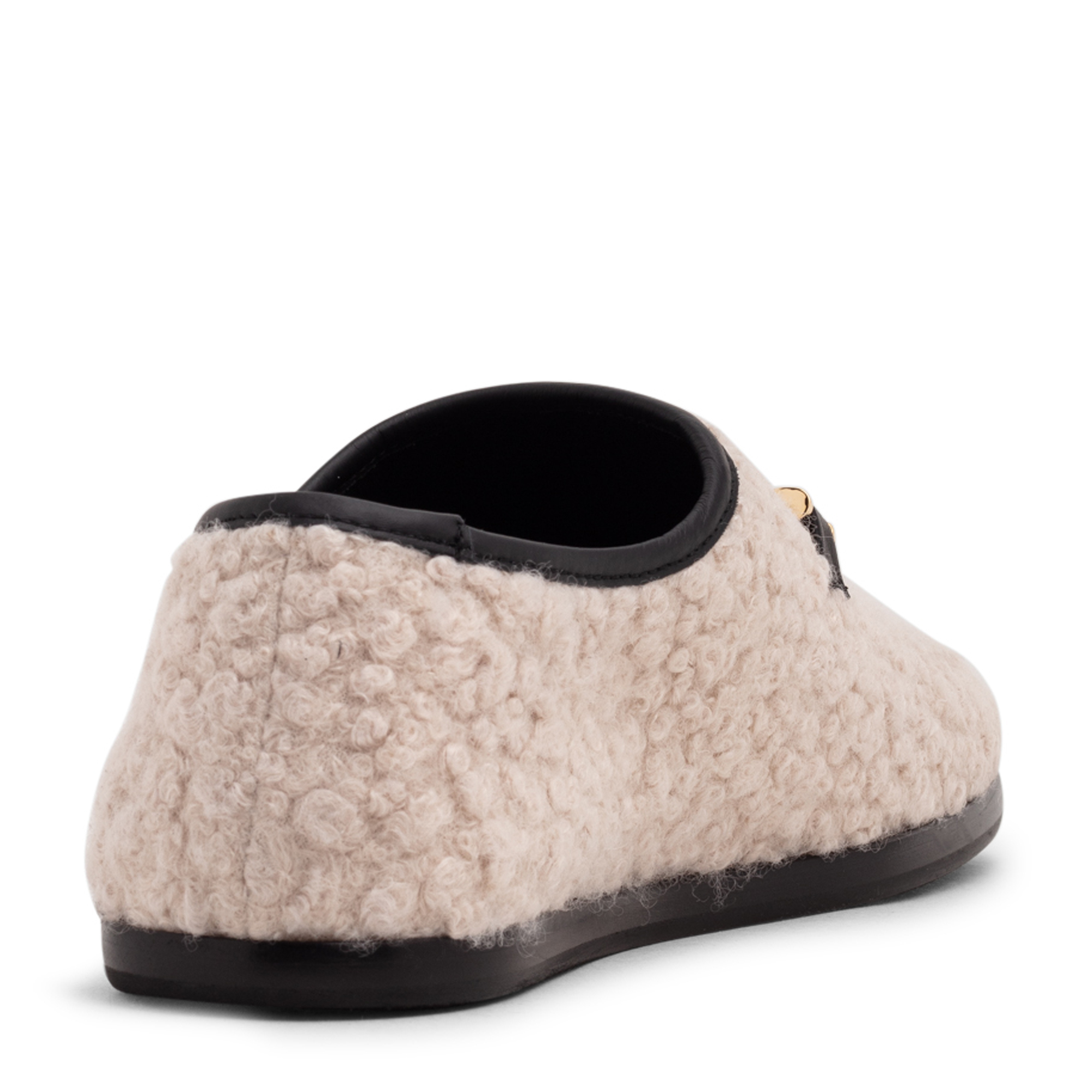 

Sly wool loafers, White