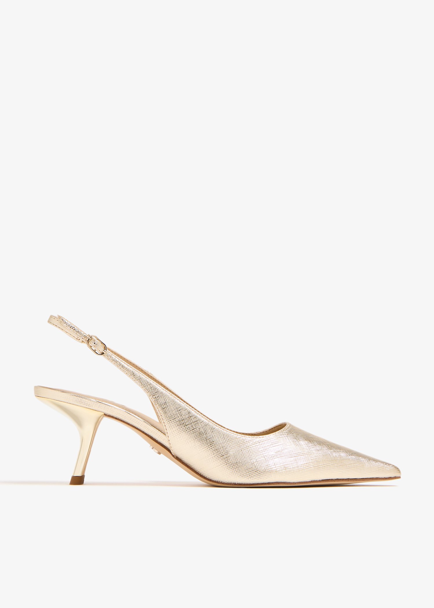 

Bianka sling pumps, Gold