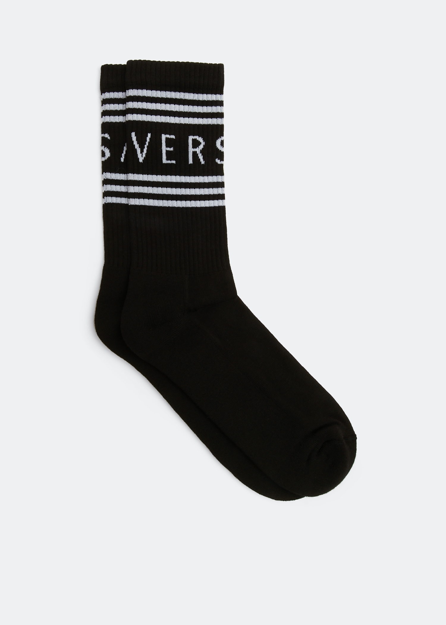 

1990s vintage logo socks, Black