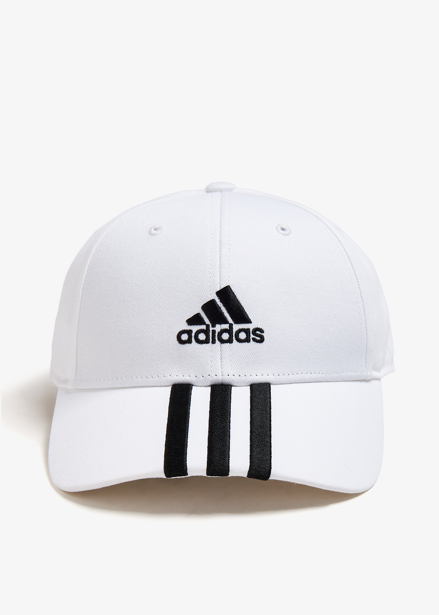 

3-Stripe cap, White