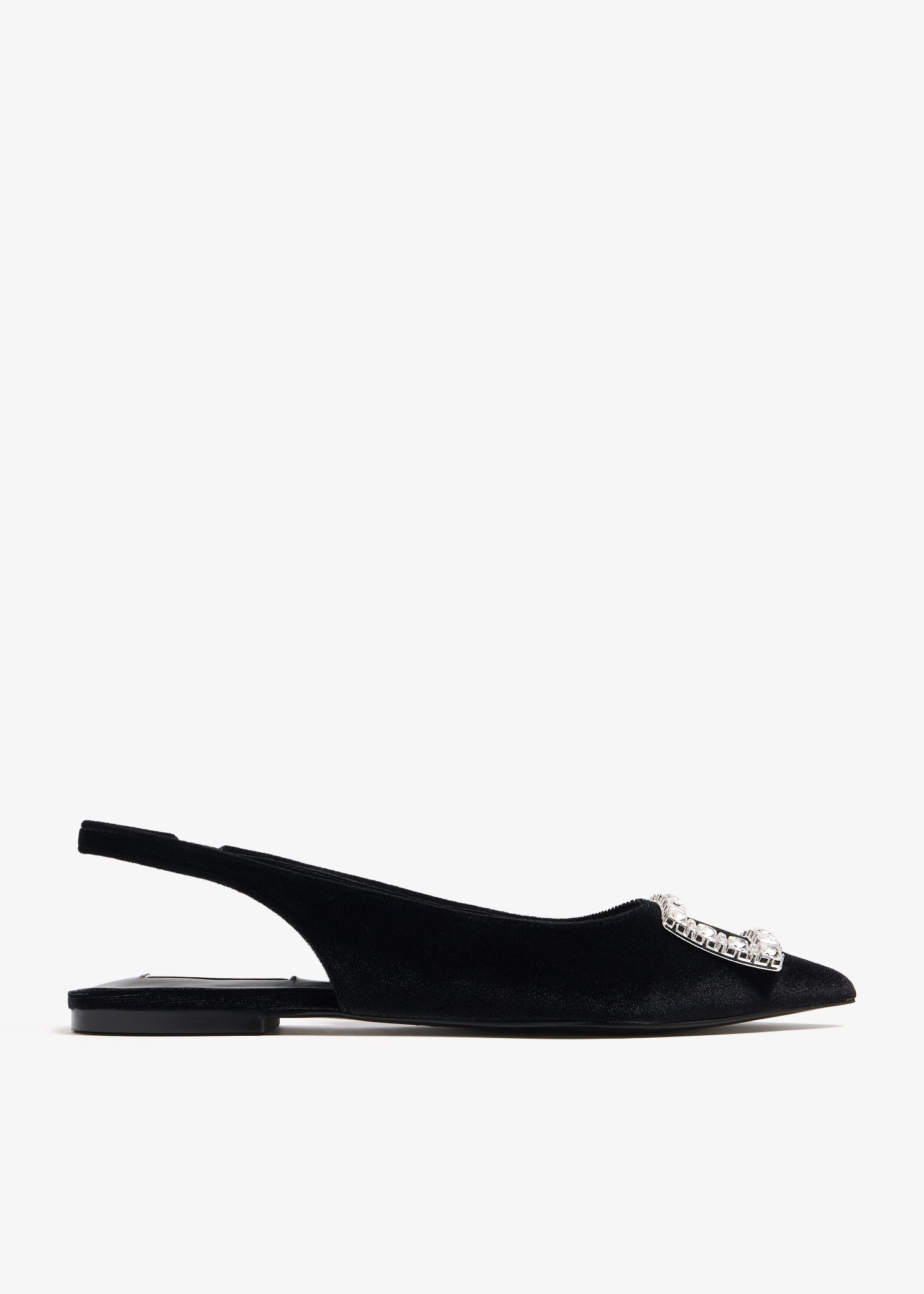 

Isabell slingback ballet flats, Black