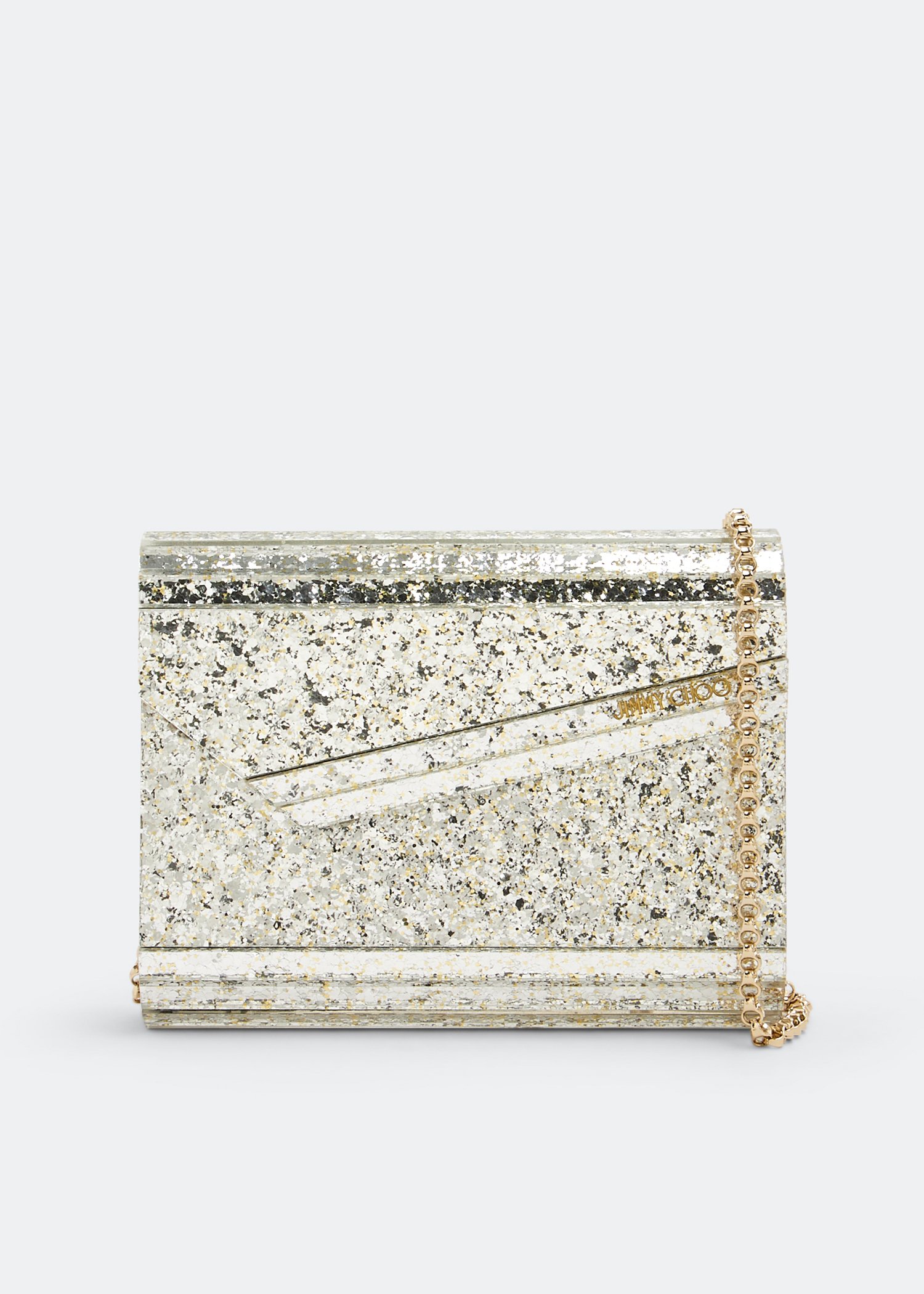 

Candy glitter clutch, Silver