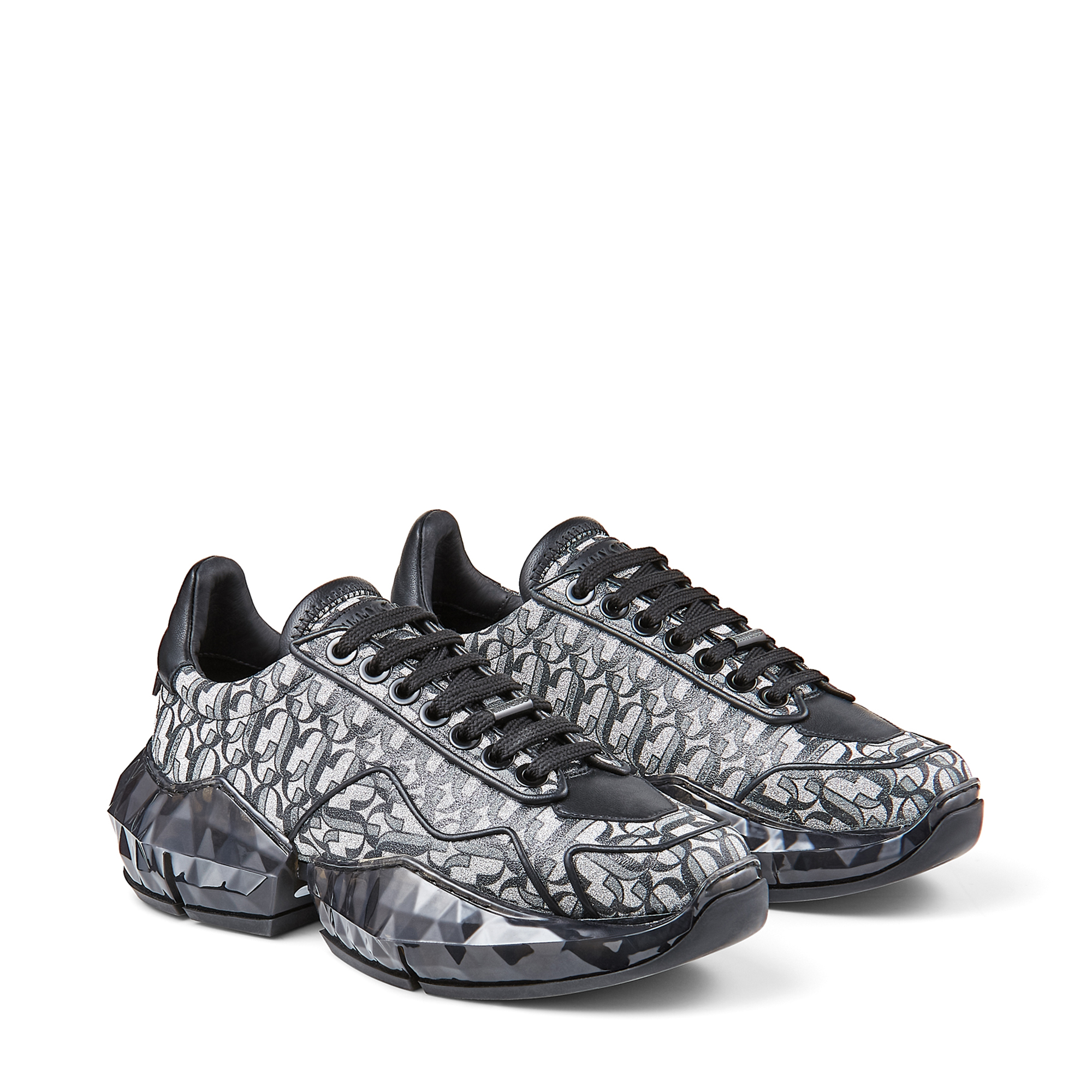 

Diamond sneakers, Silver