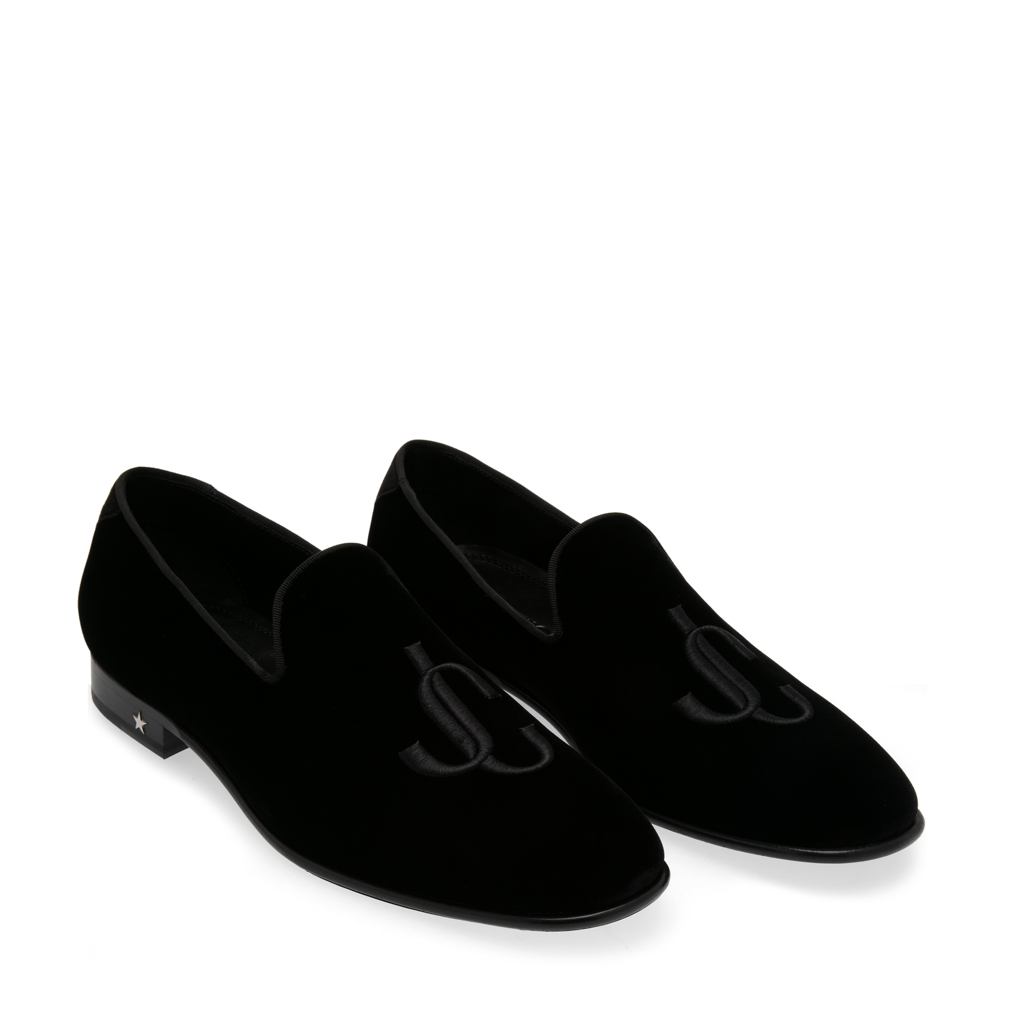 

Thame velvet loafers, Black