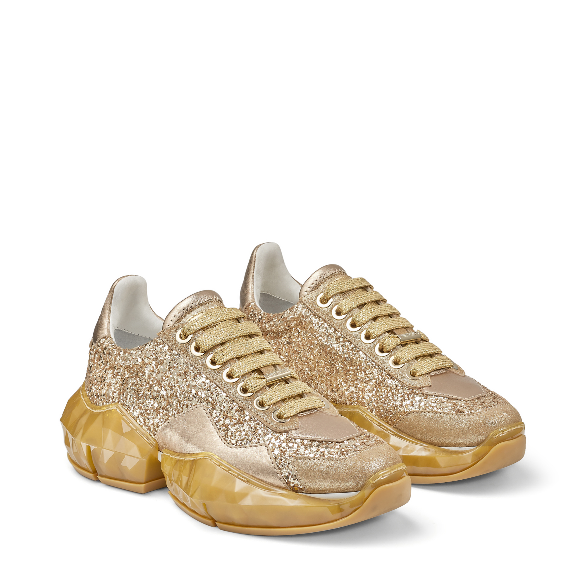 

Diamond sneakers, Gold