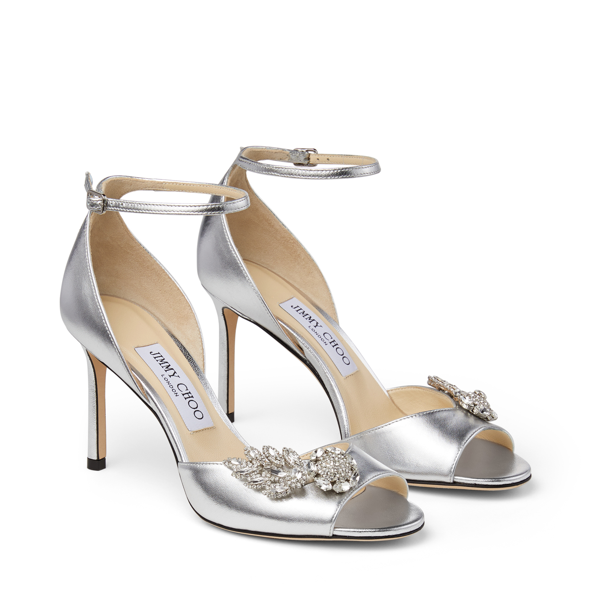 

Tris 85 sandals, Metallic