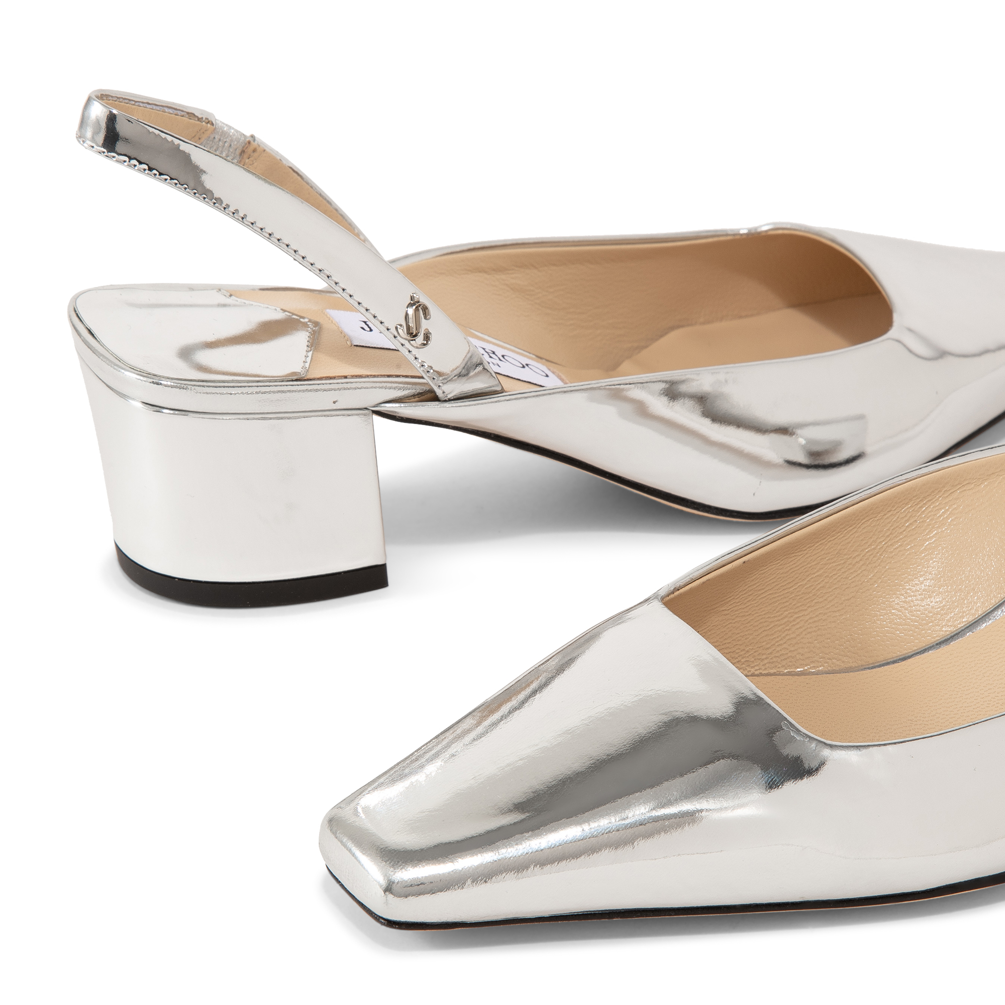 

Gini slingback pumps, Silver