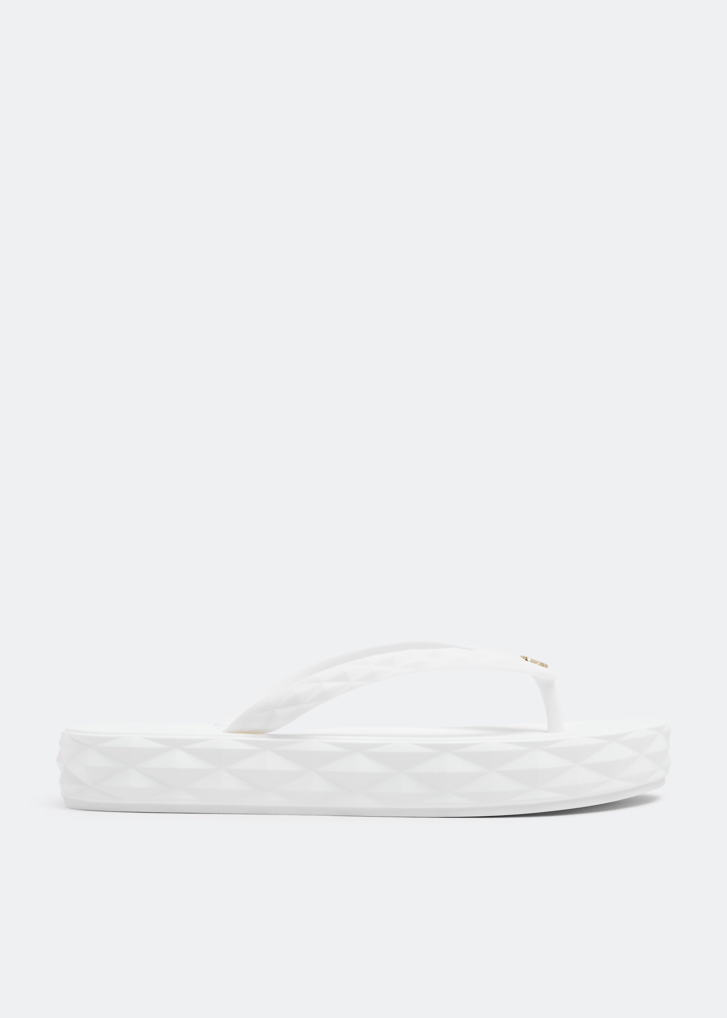 

Diamond flip flops, White