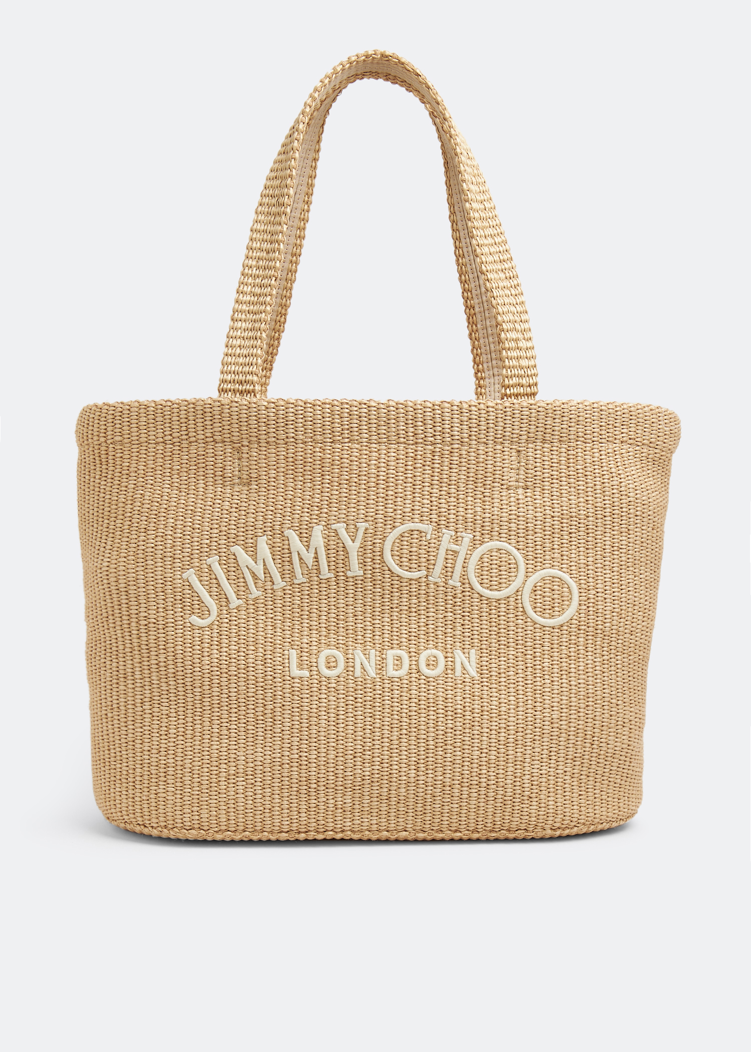 

Raffia beach tote bag, Beige