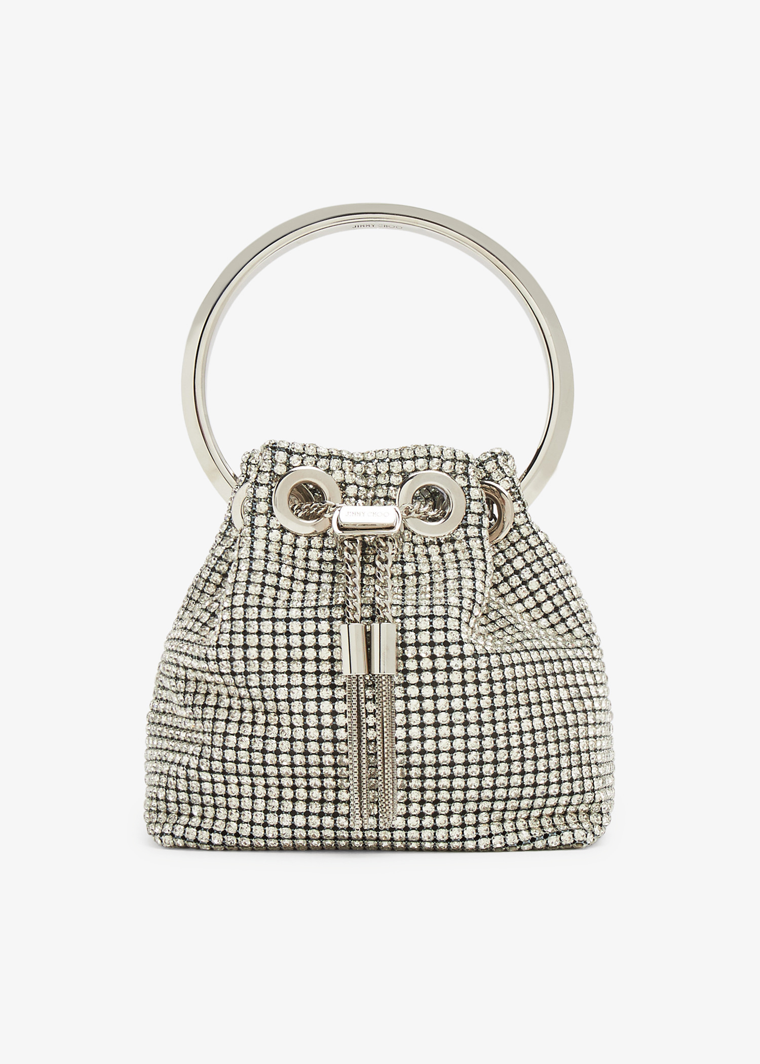 

Micro Bon Bon bucket bag, Silver
