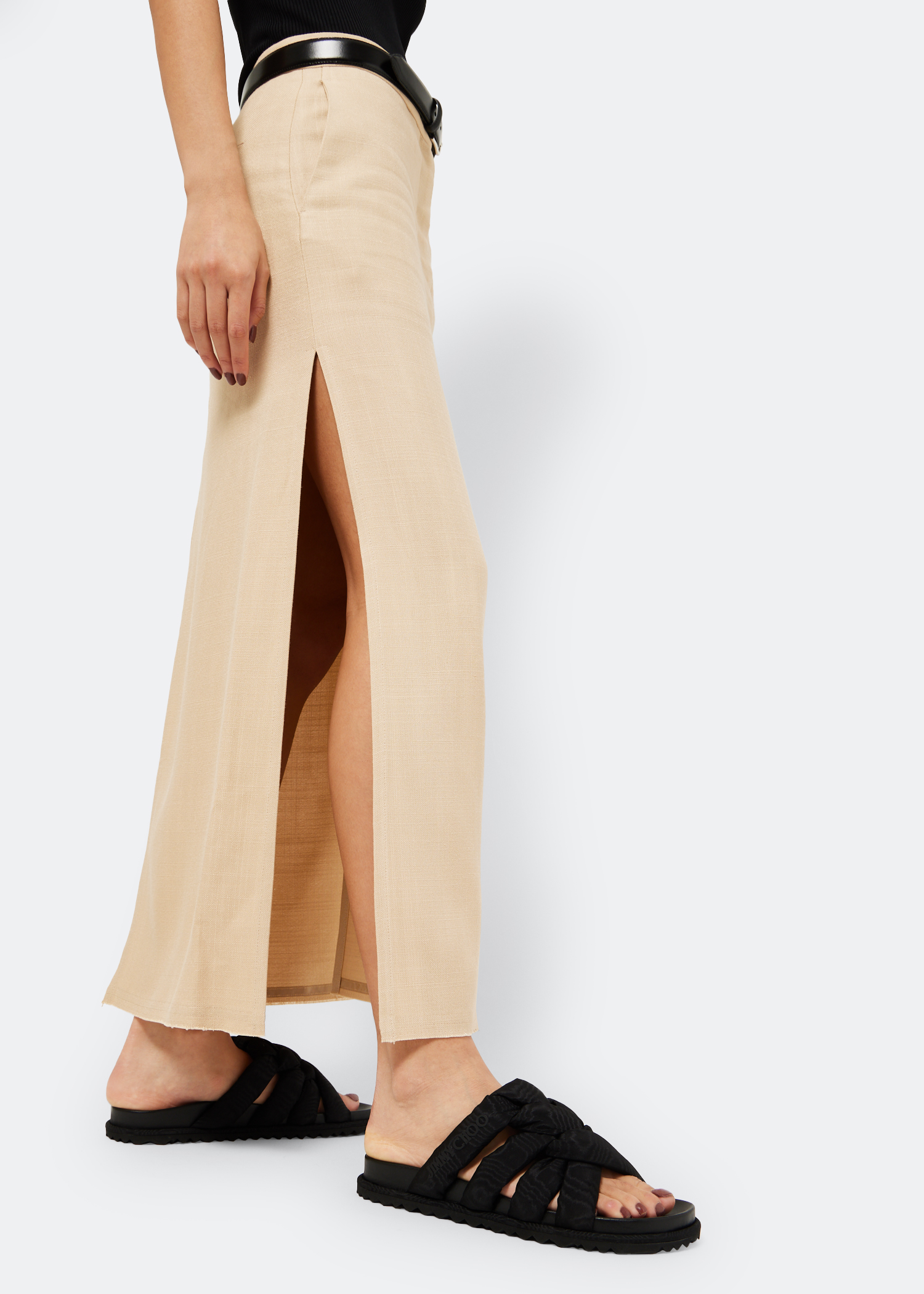 

Kes flat sandals, Black