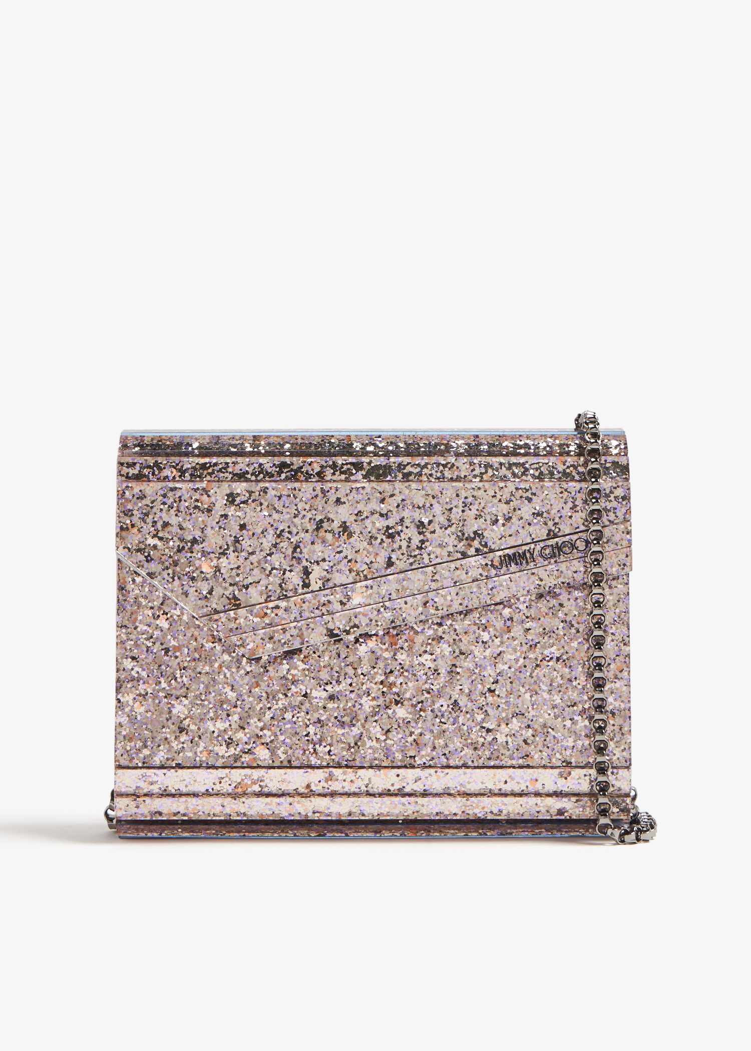 

Candy glitter clutch, Metallic