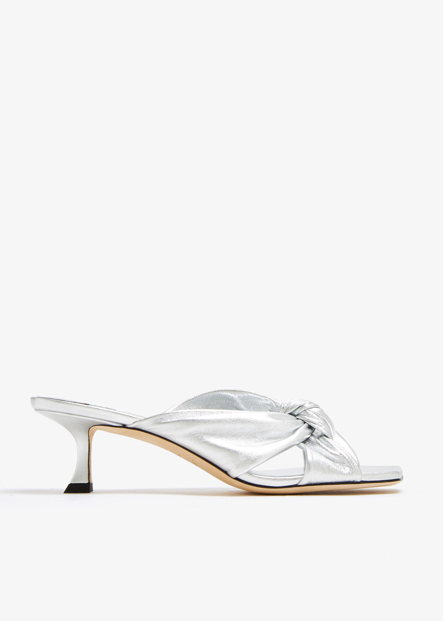 

Avenue 50 mule sandals, Silver
