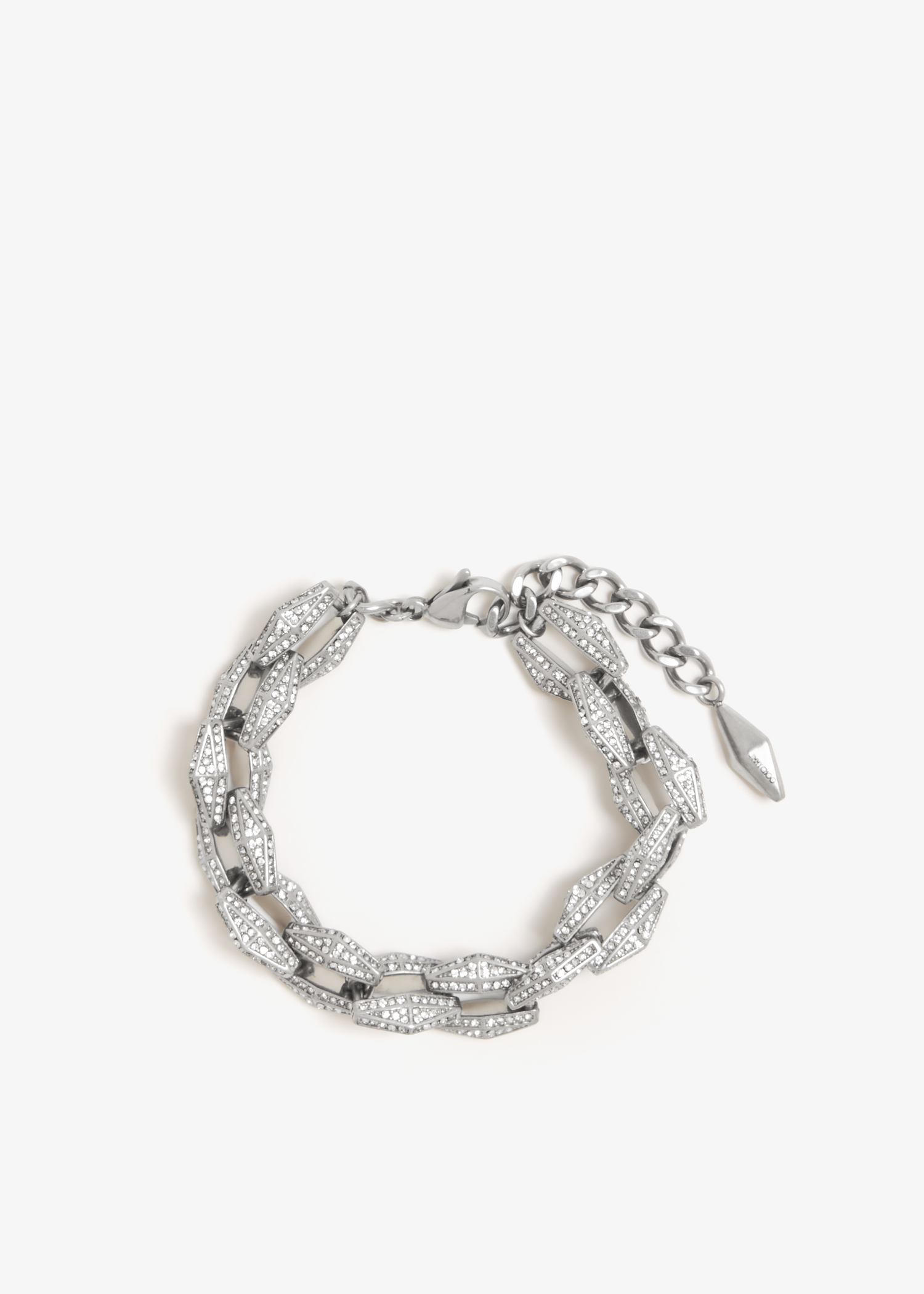 

Diamond chain bracelet, Silver