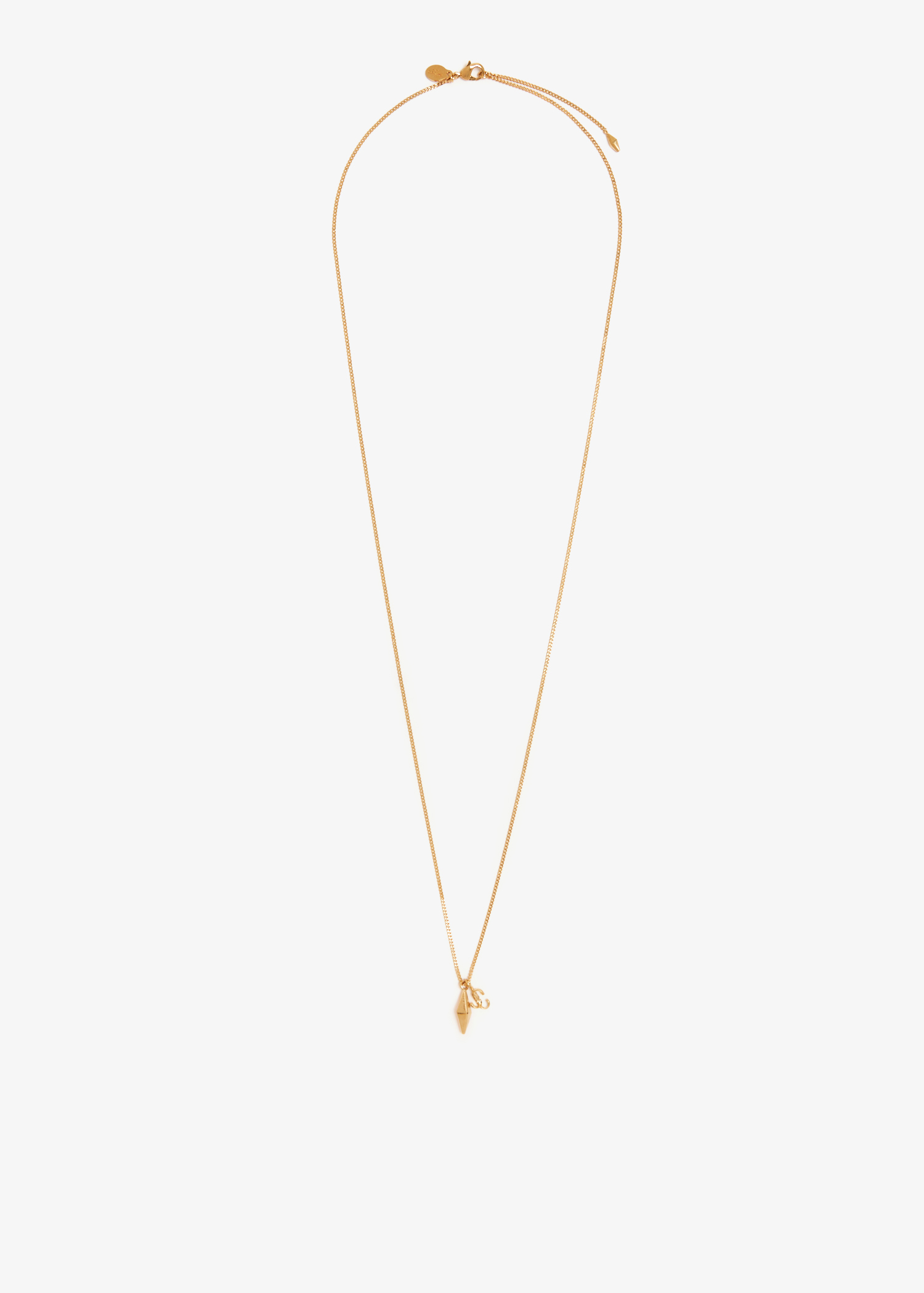 

JC Diamond chain necklace, Gold