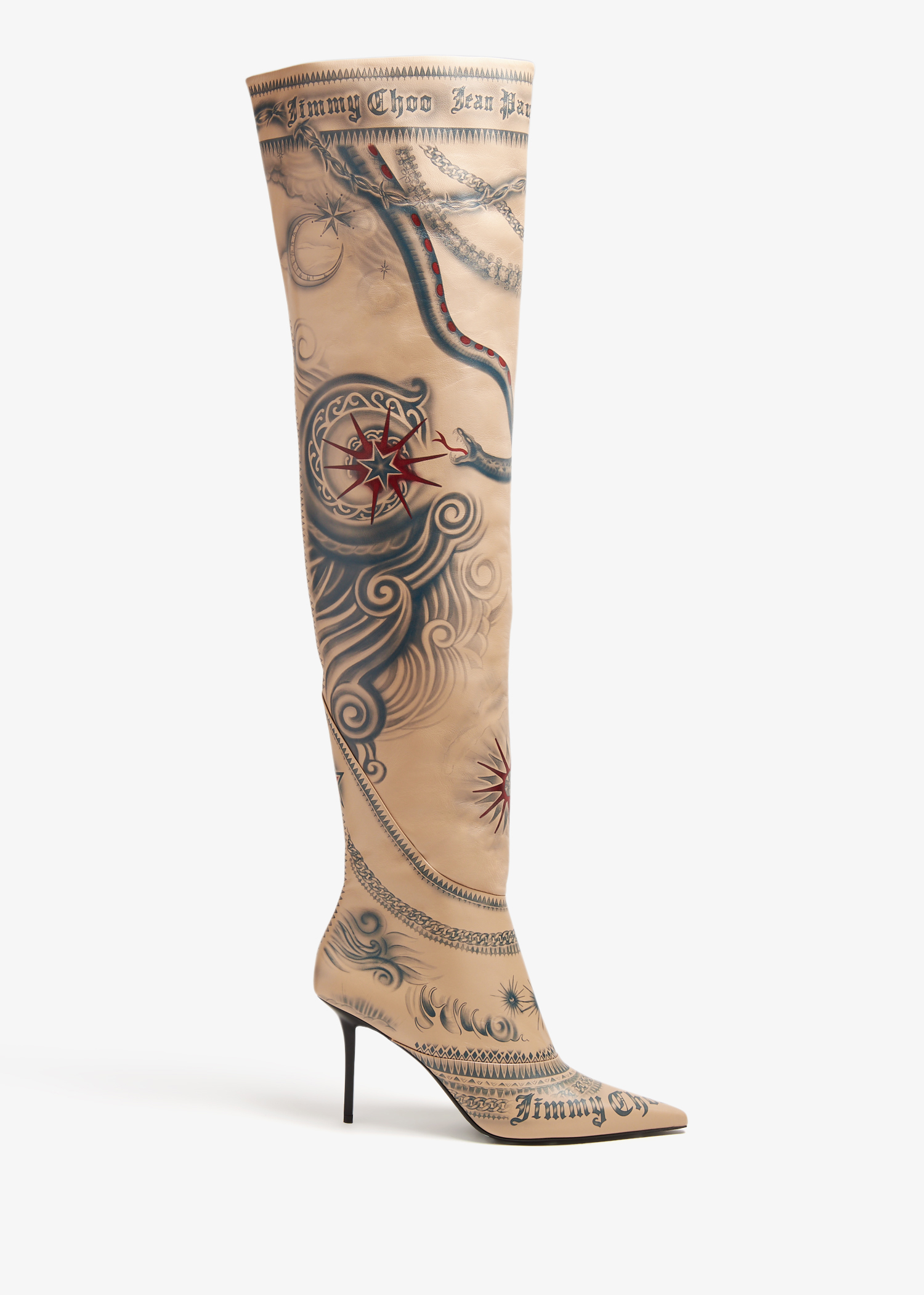 

x Jean Paul Gaultier 90 boots, Beige