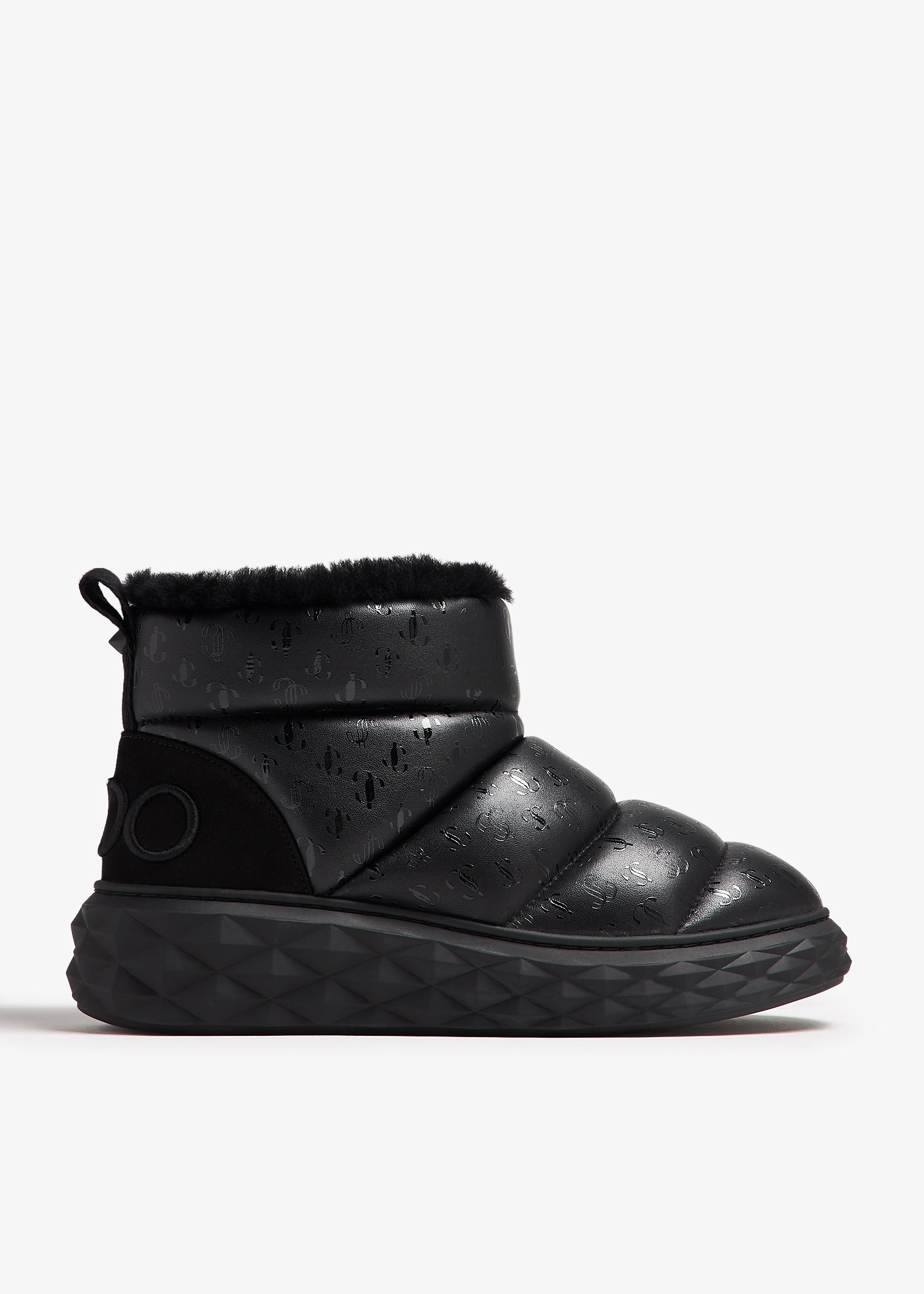 

Xan monogram boots, Black