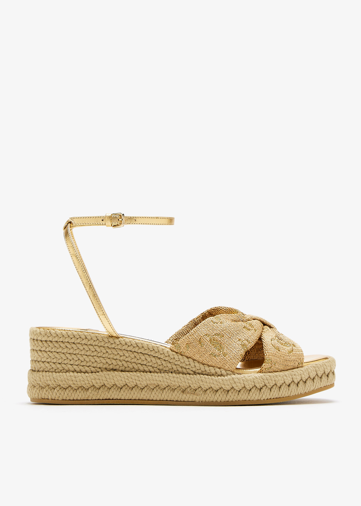 

Aella wedge sandals, Beige