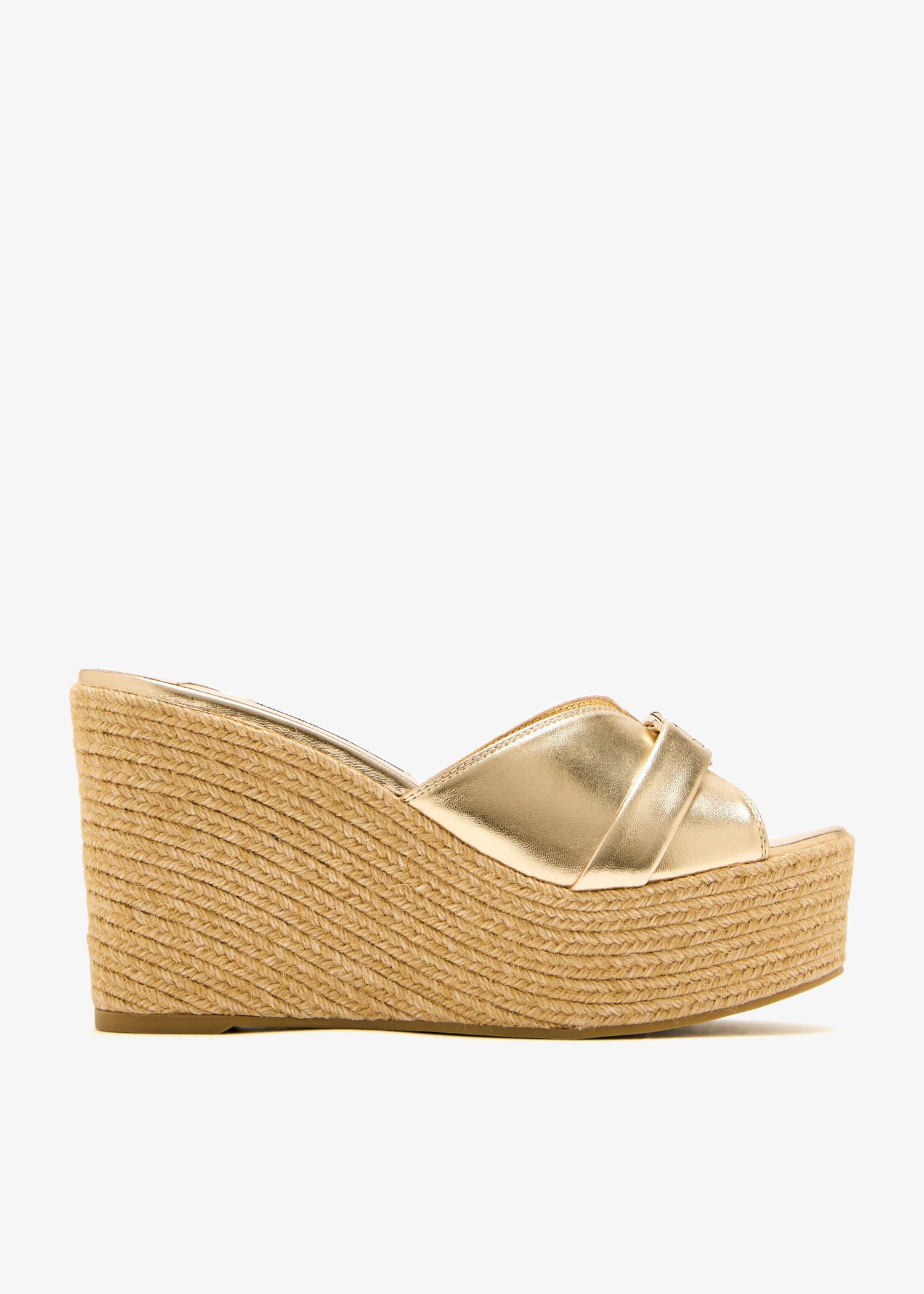 

Leda 100 wedge sandals, Gold
