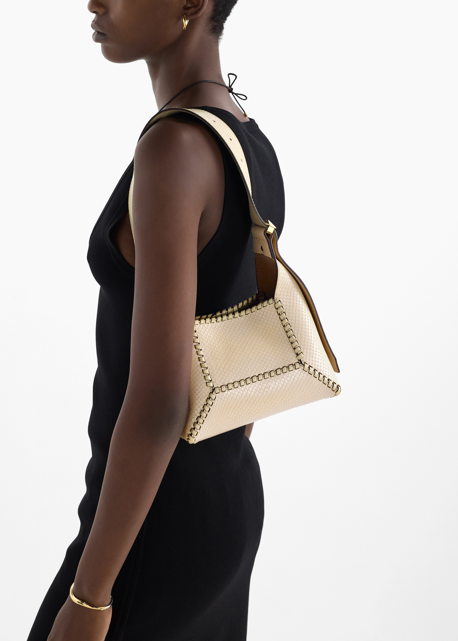 

Diamond Hobo S shoulder bag, Yellow