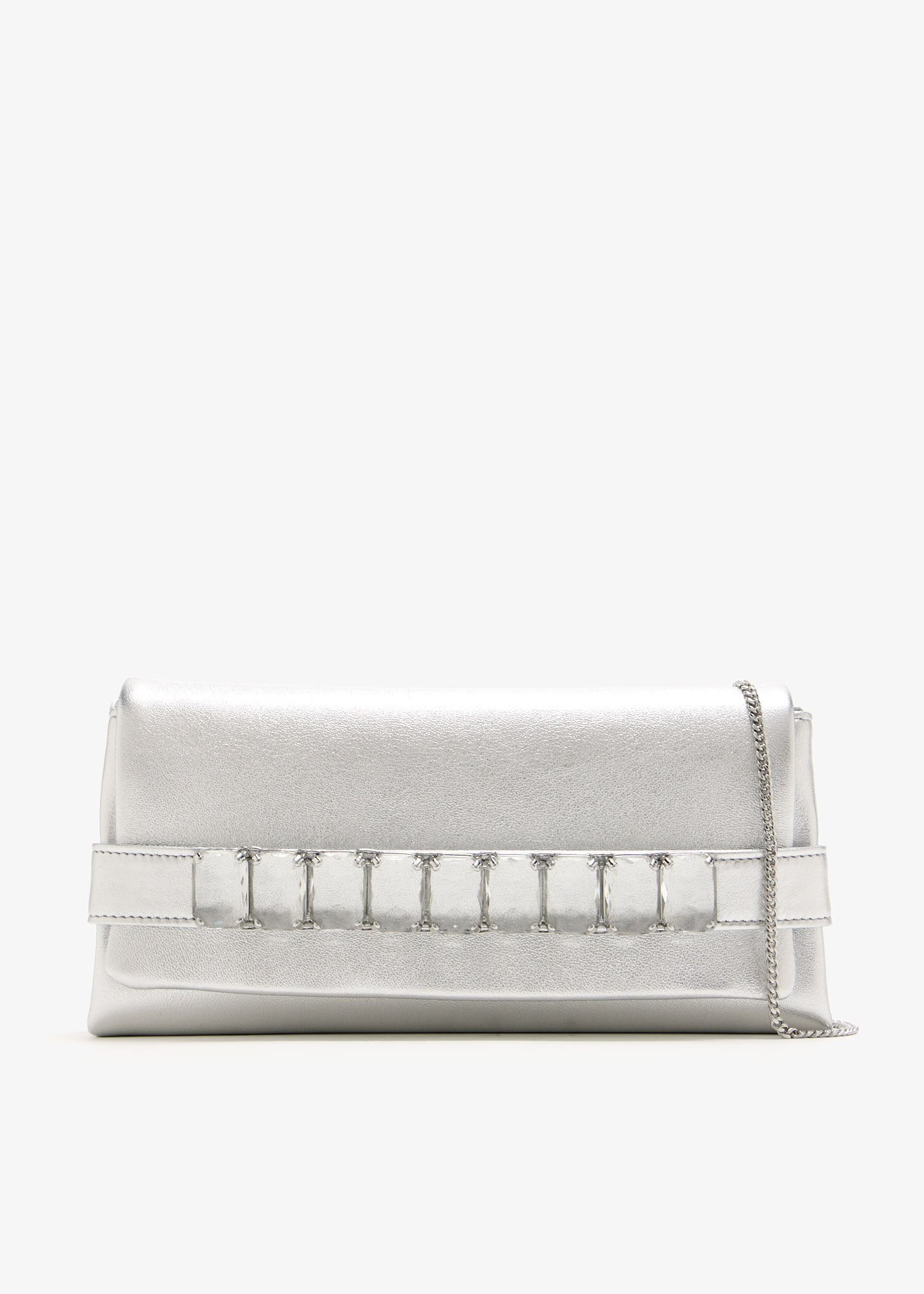 

Kya clutch bag, Silver
