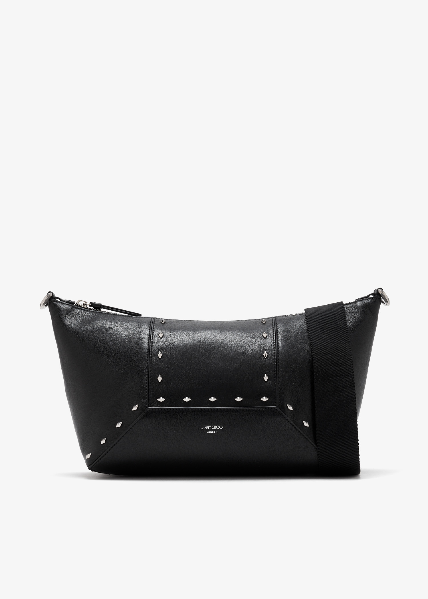 

Diamond Zip crossbody bag, Black