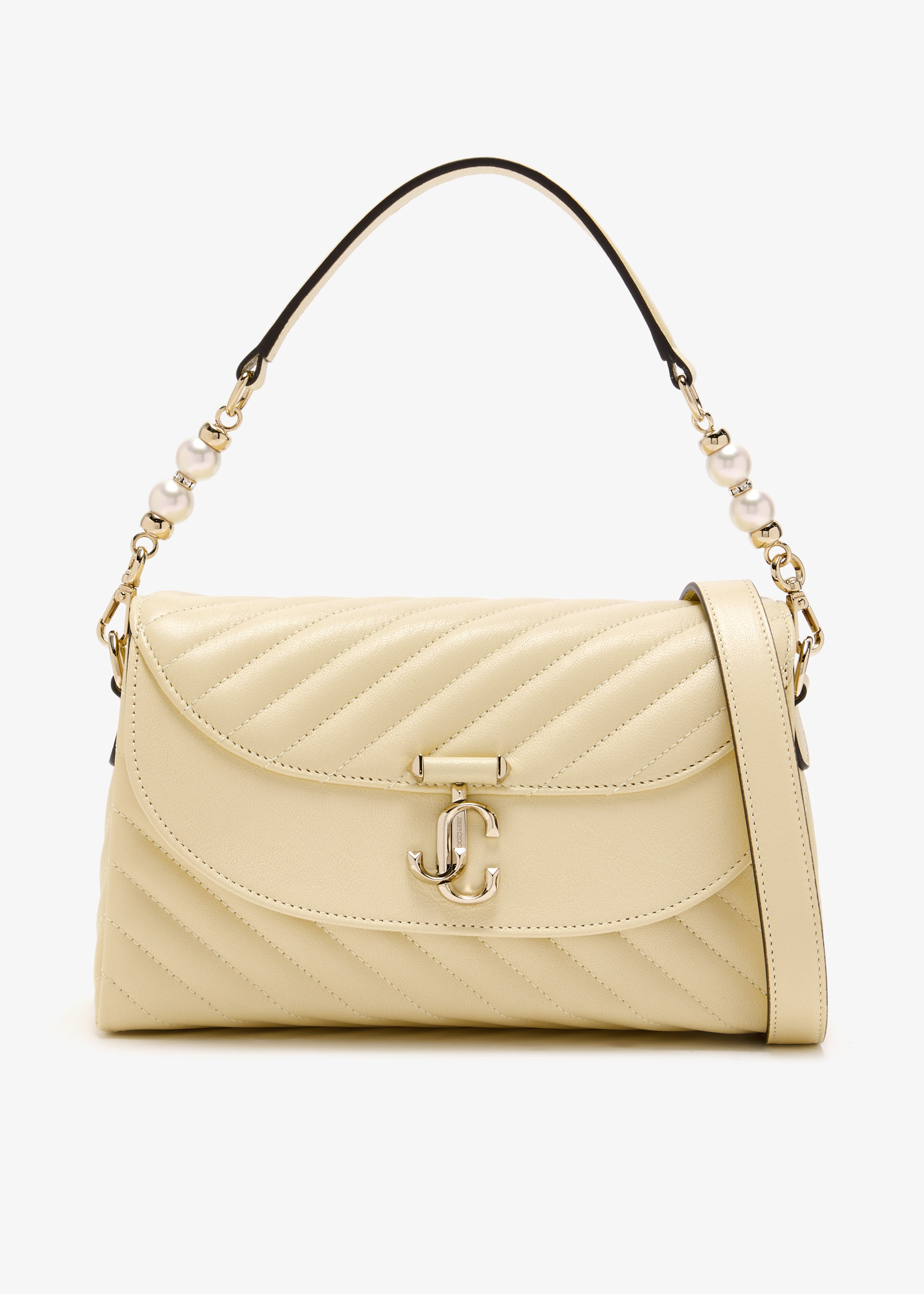 

Curve top-handle bag, Yellow