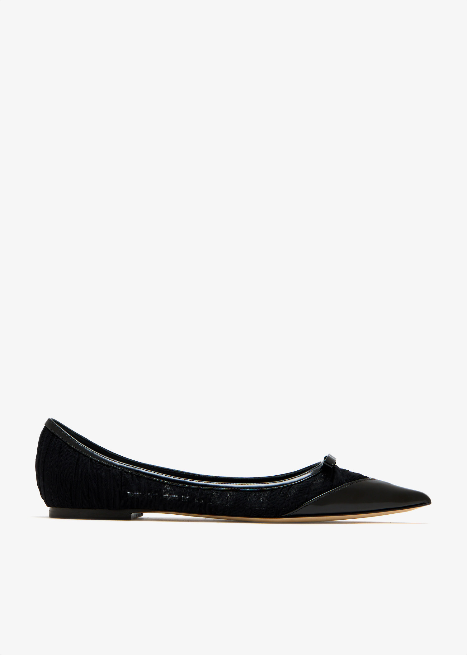 

Love mesh ballerinas, Black