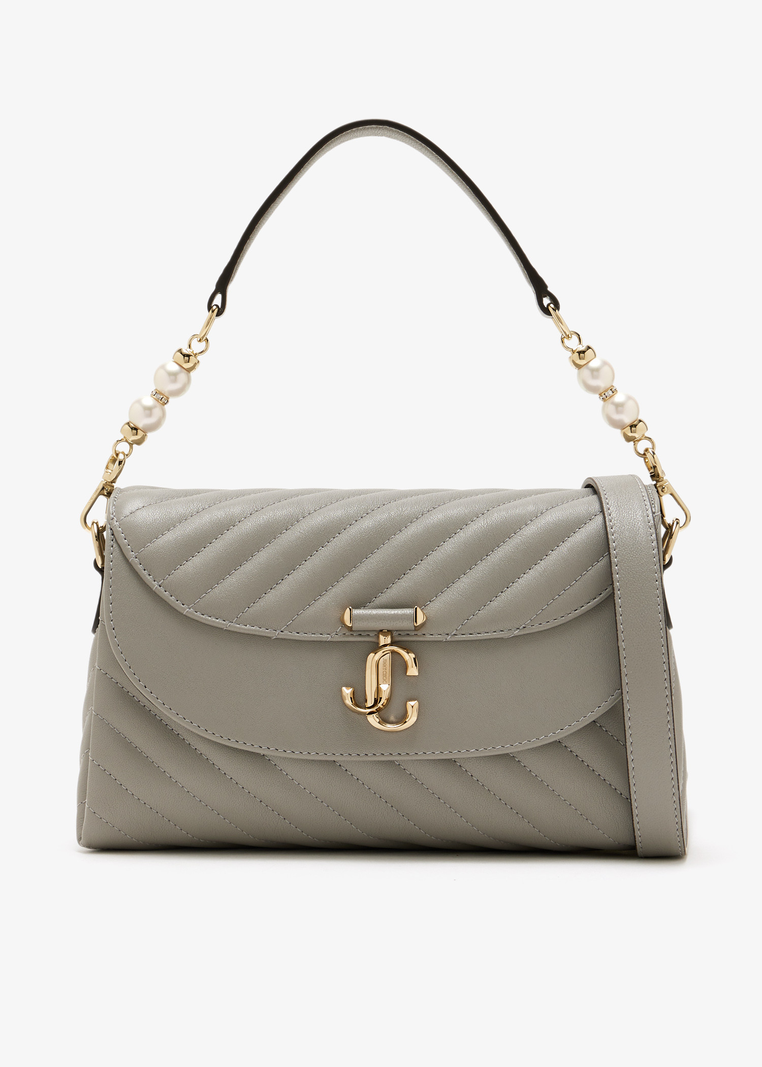 

Curve top-handle bag, Grey