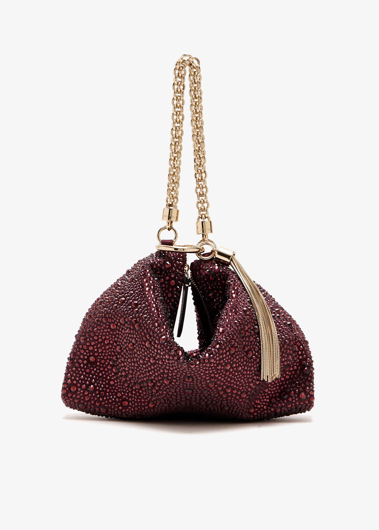 

Callie satin clutch, Burgundy