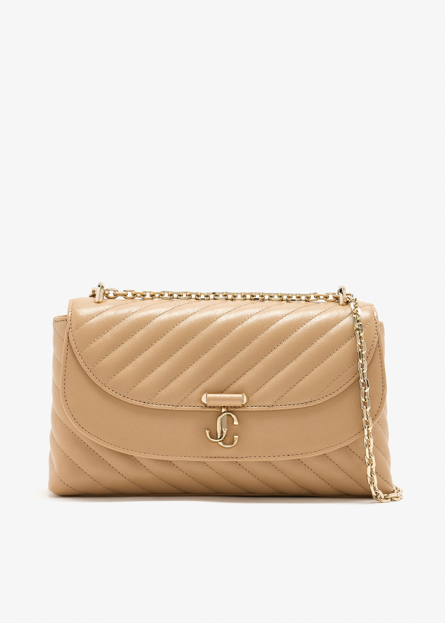 

Curve medium crossbody bag, Beige