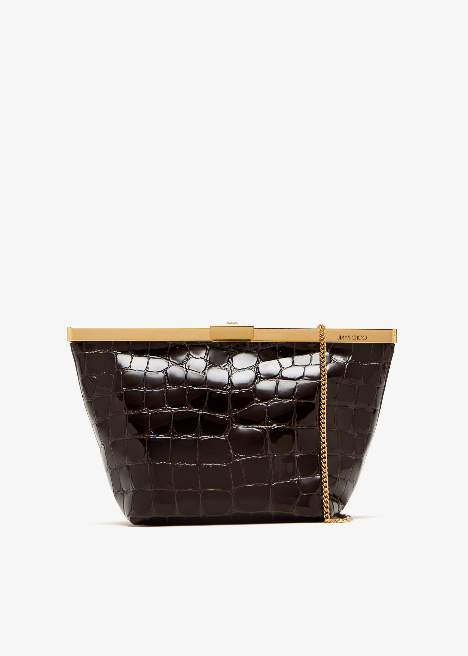 

Ganache clutch, Brown