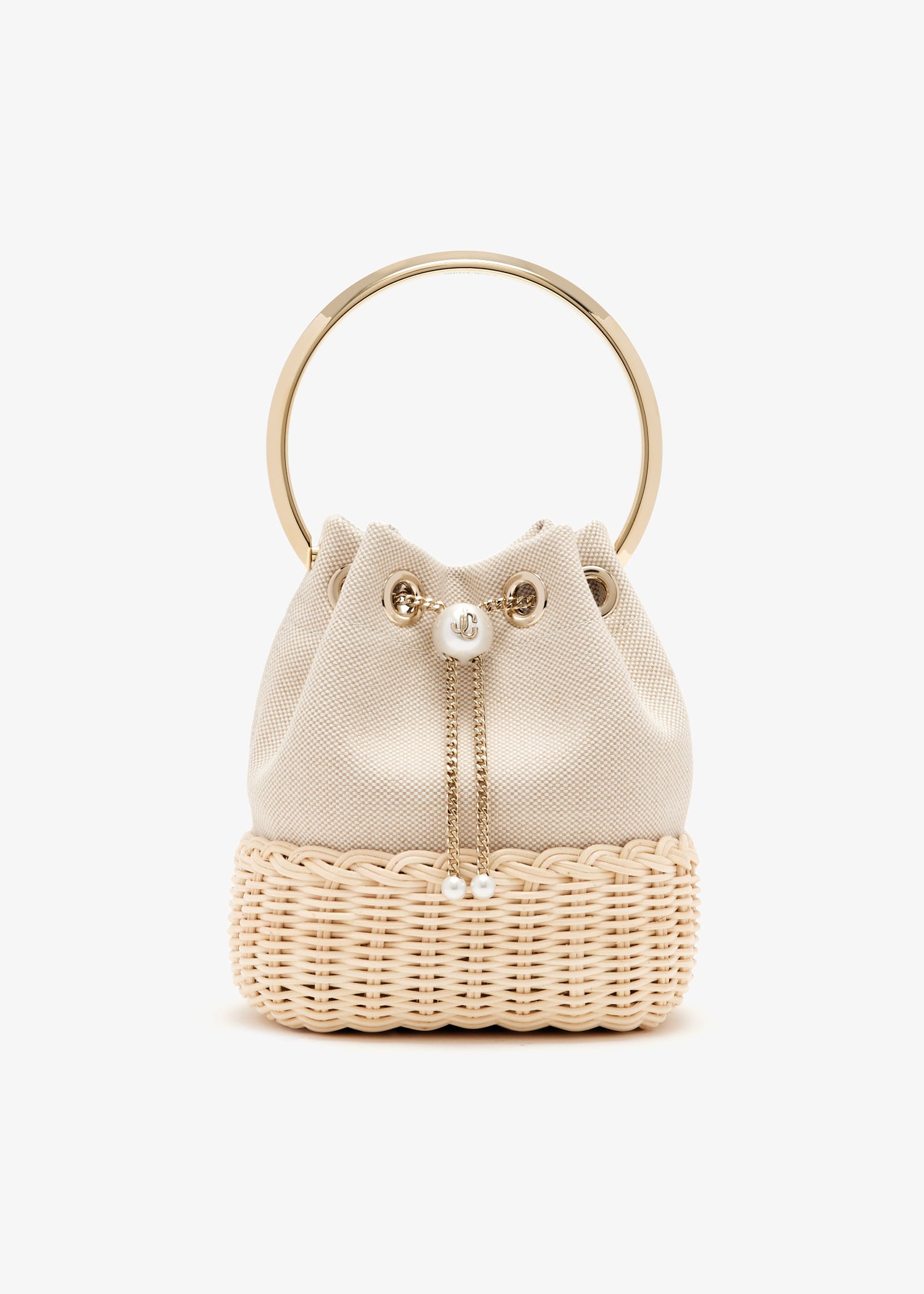 

Bon Bon bucket bag, Cream