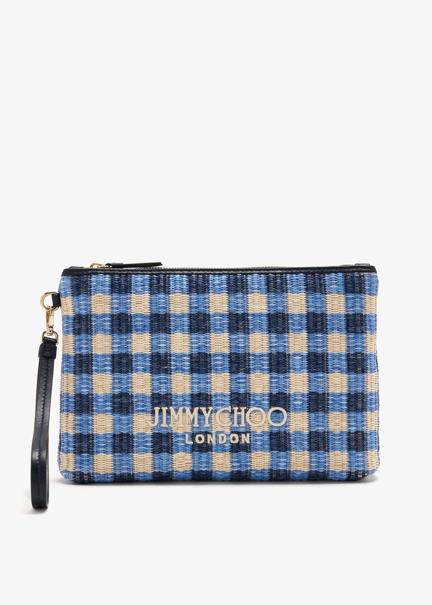 

Gingham flat pouch, Printed