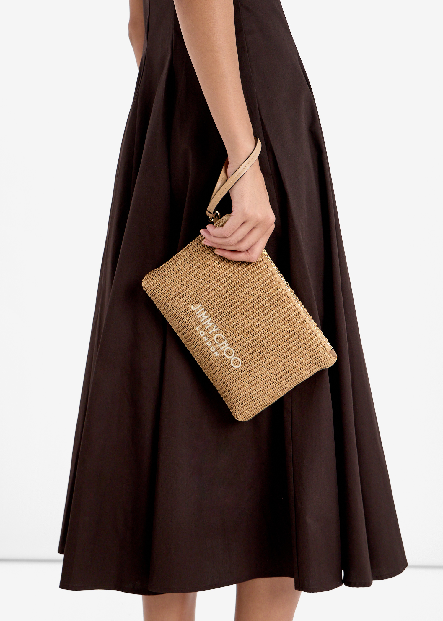 

Zip Top pouch, Beige