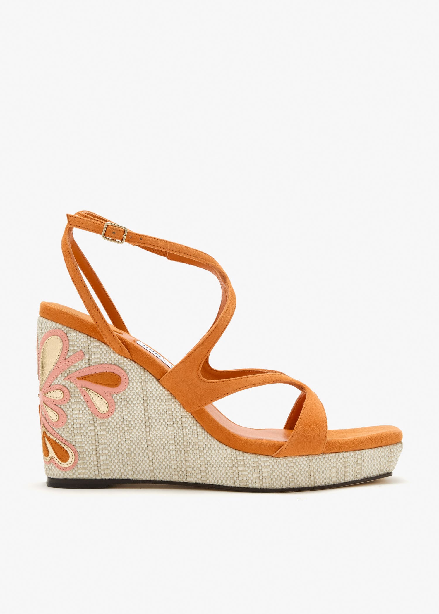 

Ayla 110 wedge sandals, Orange