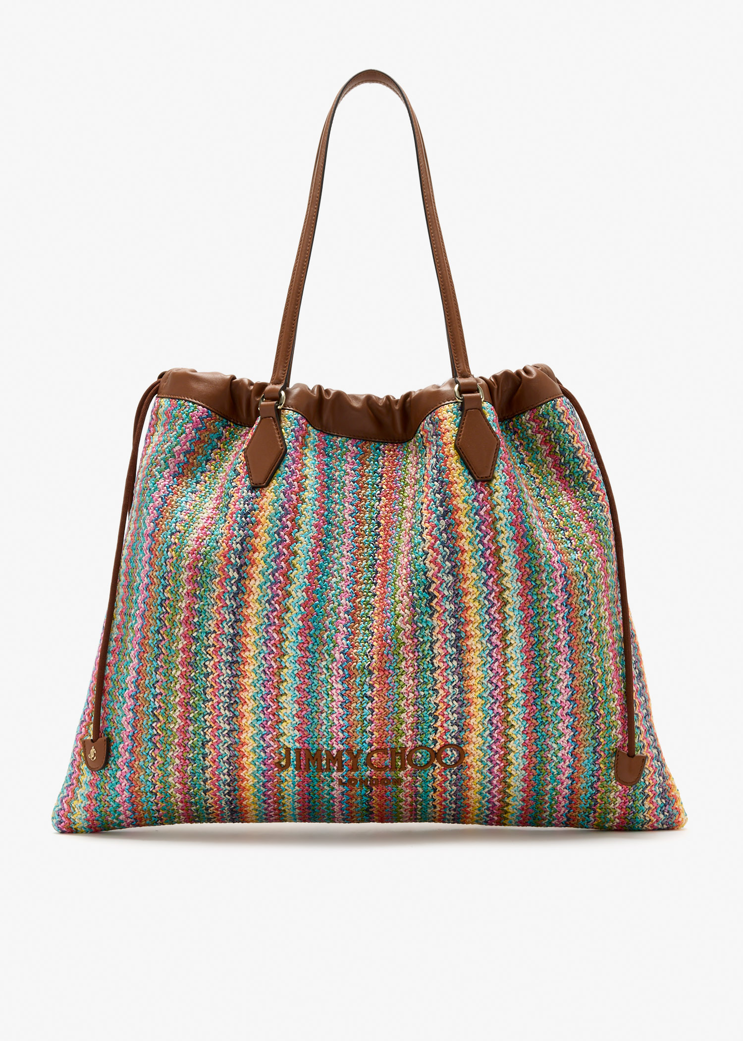 

Drawstring large tote bag, Multicolored