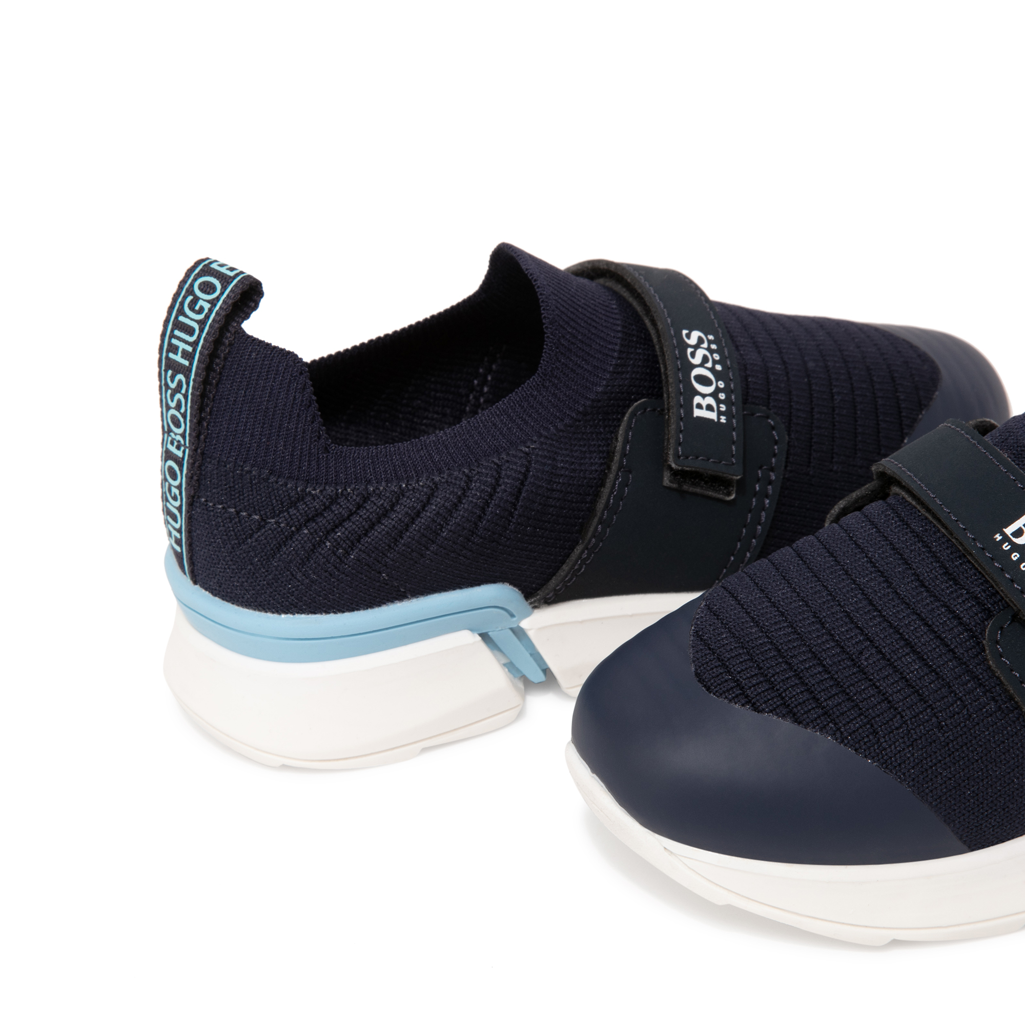 

Slip-on sock sneakers, Blue