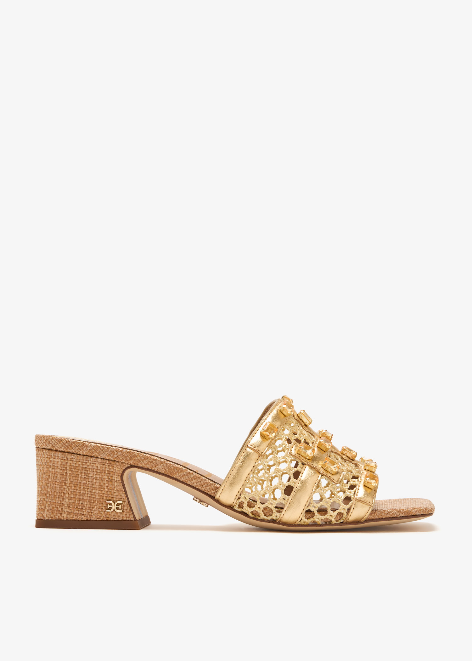 

Webster mesh sandals, Gold