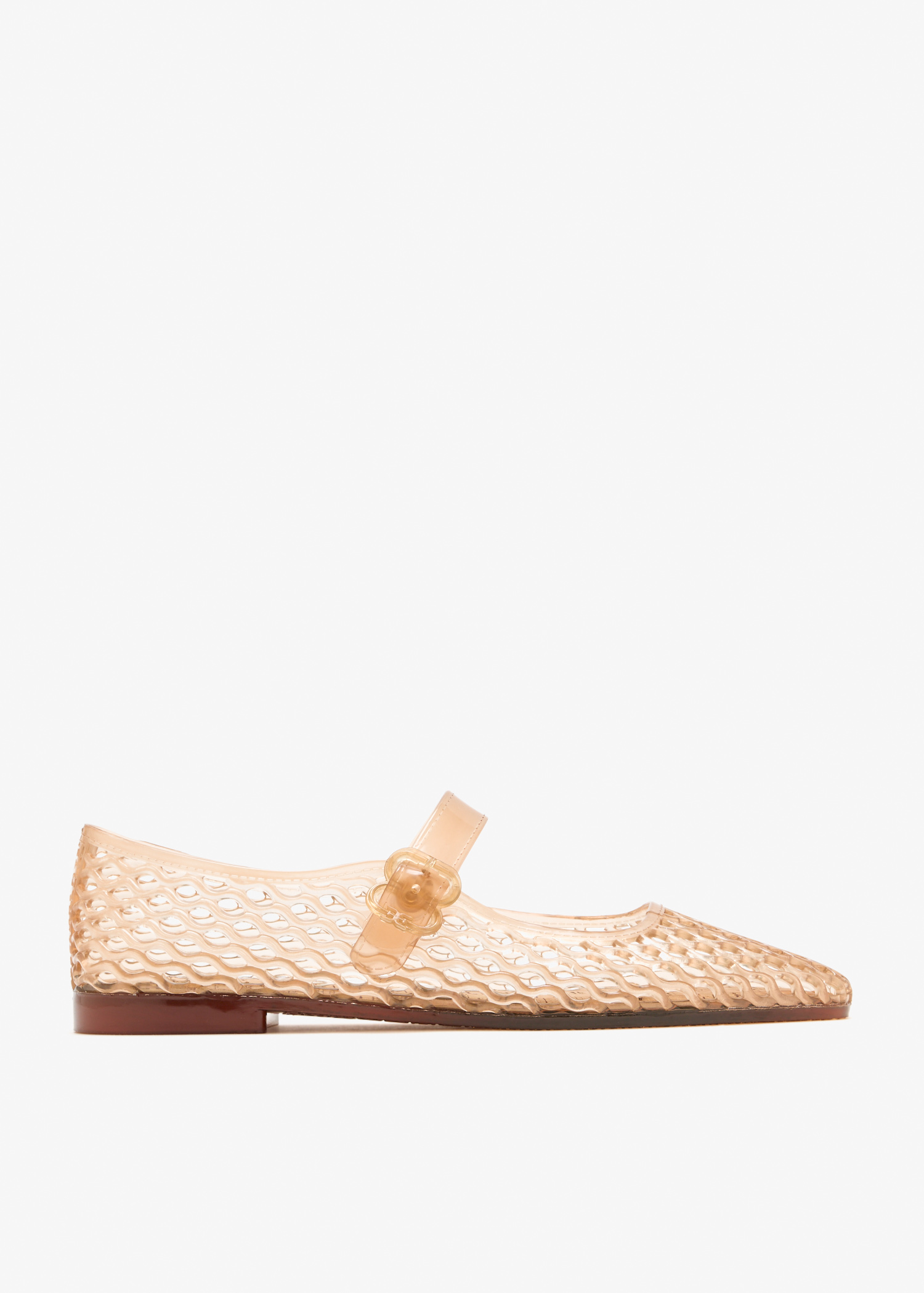 

Michaela Jelly Mary Jane shoes, Brown