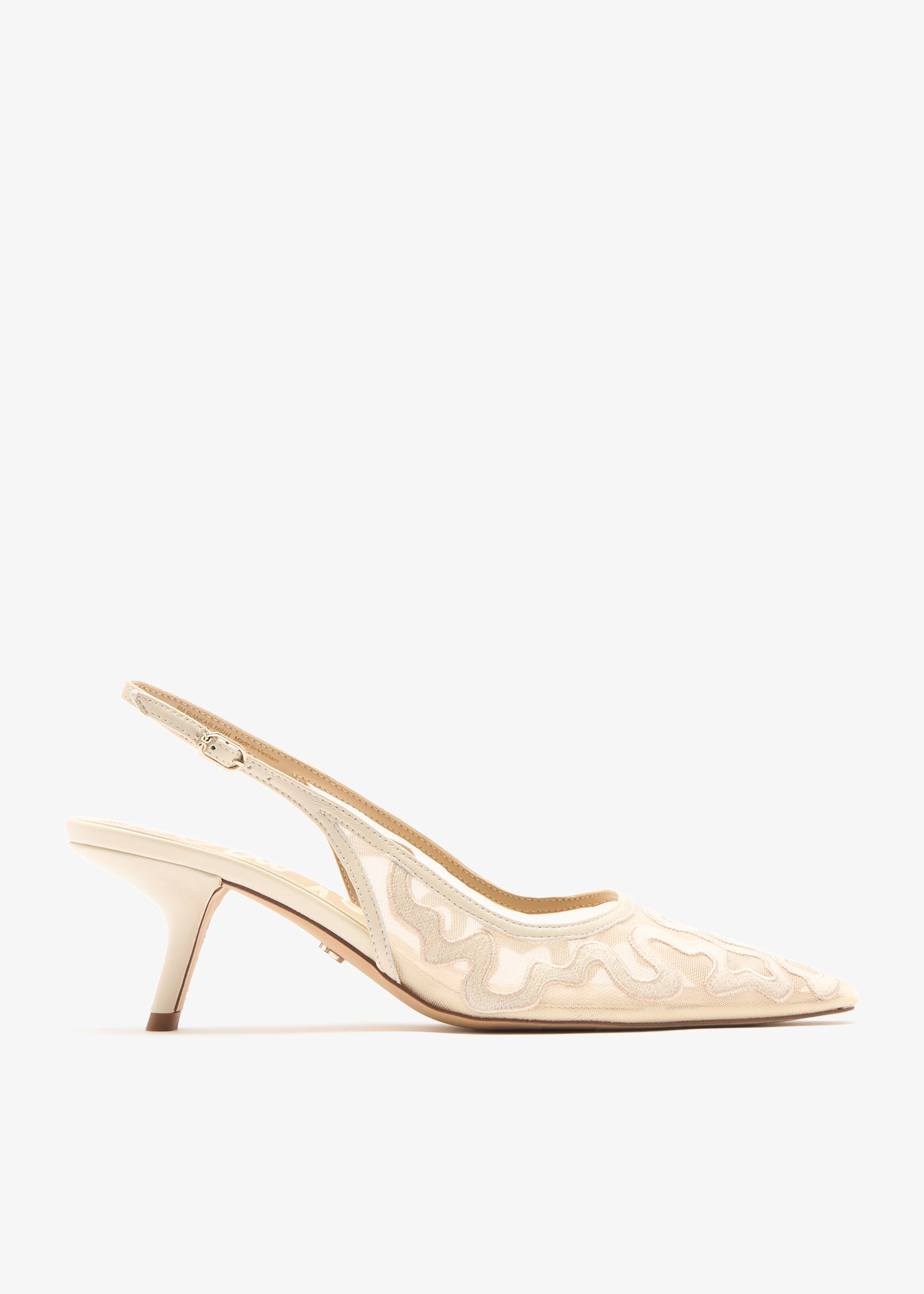 

Bianka slingback pumps, Cream